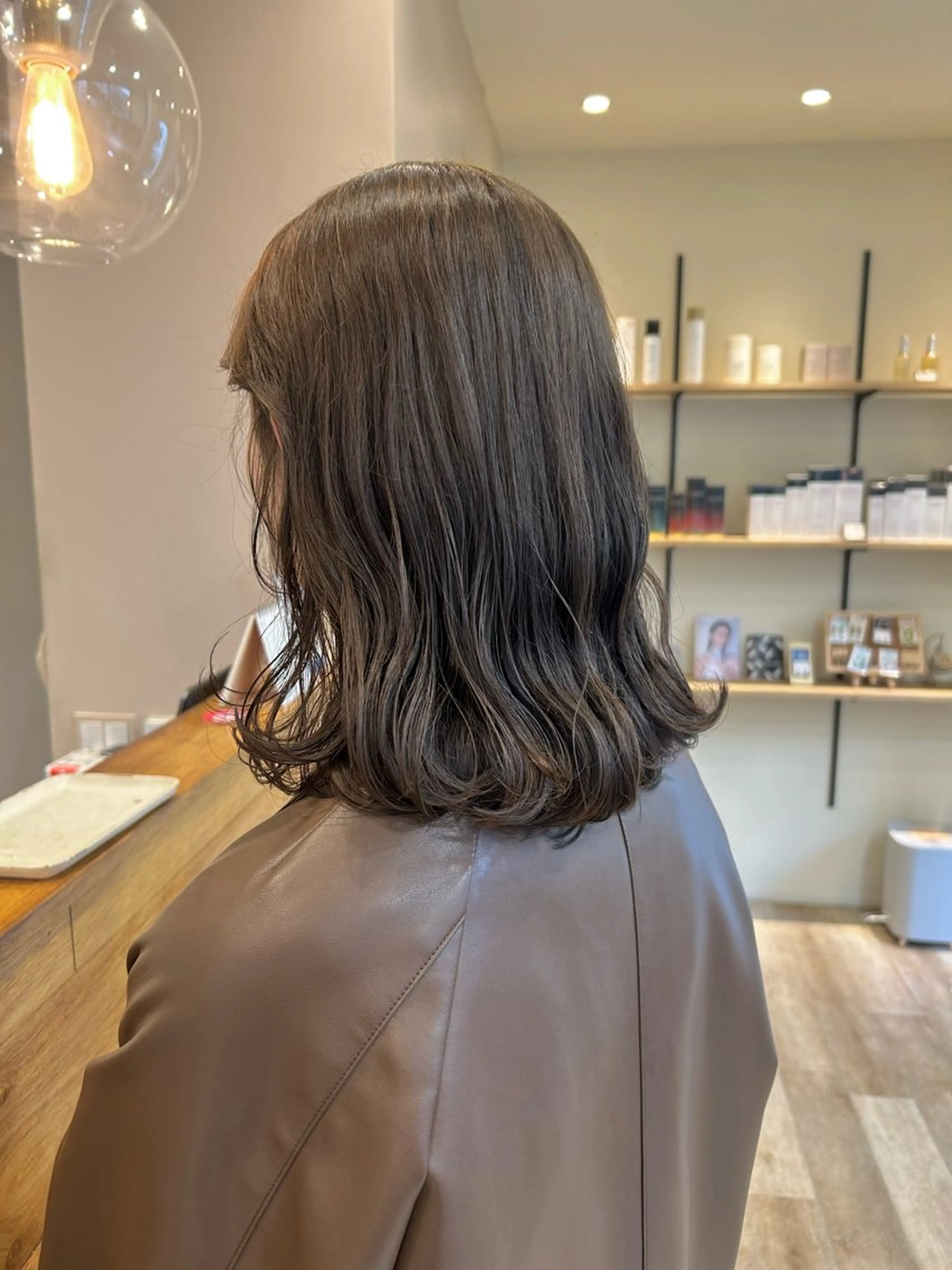 ミディアム カット ヘアカラー トリートメント ♥yelm ユウナ♥のヘアスタイル