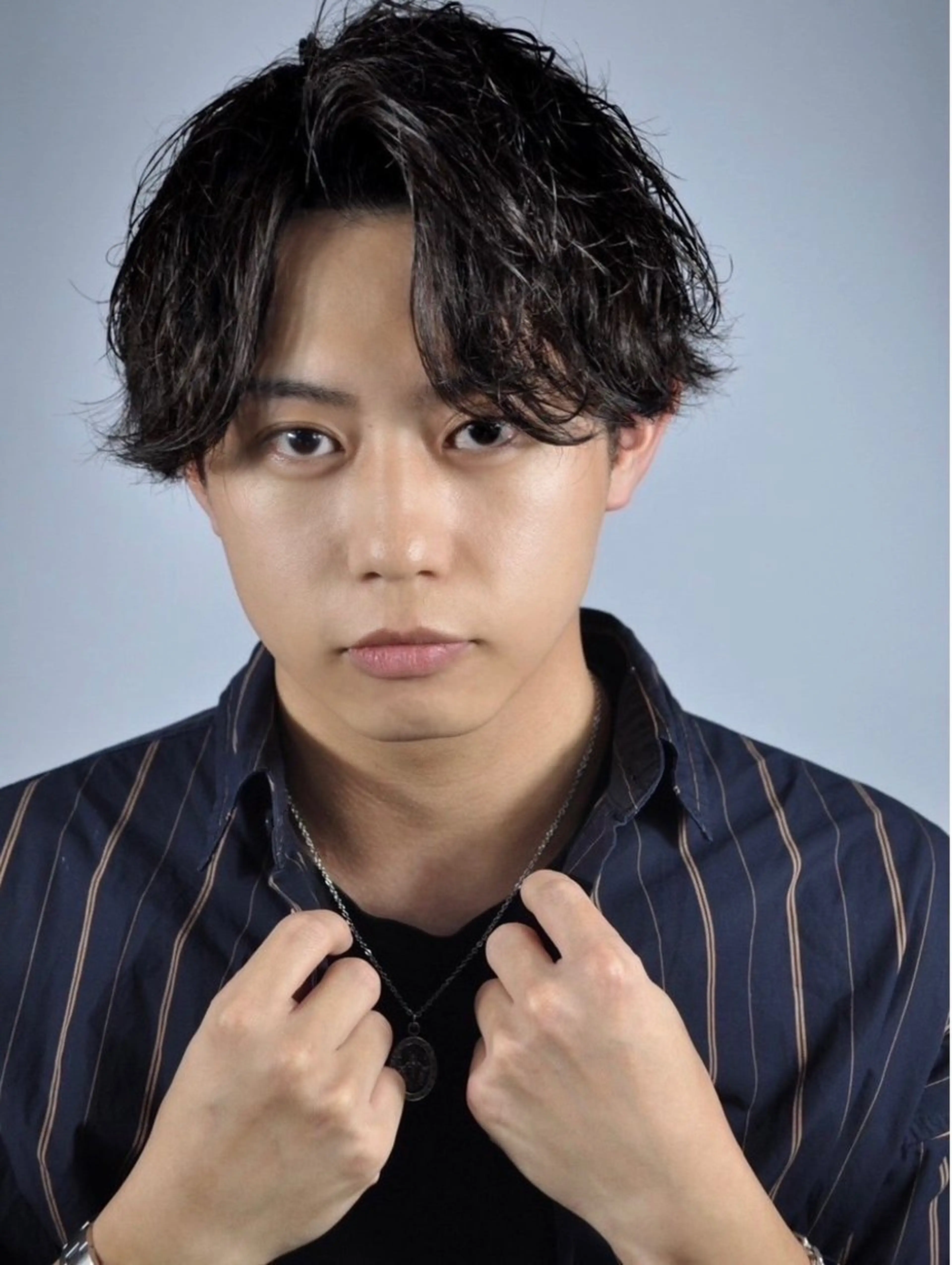 ショート パーマ 澤田 亮之介のヘアスタイル