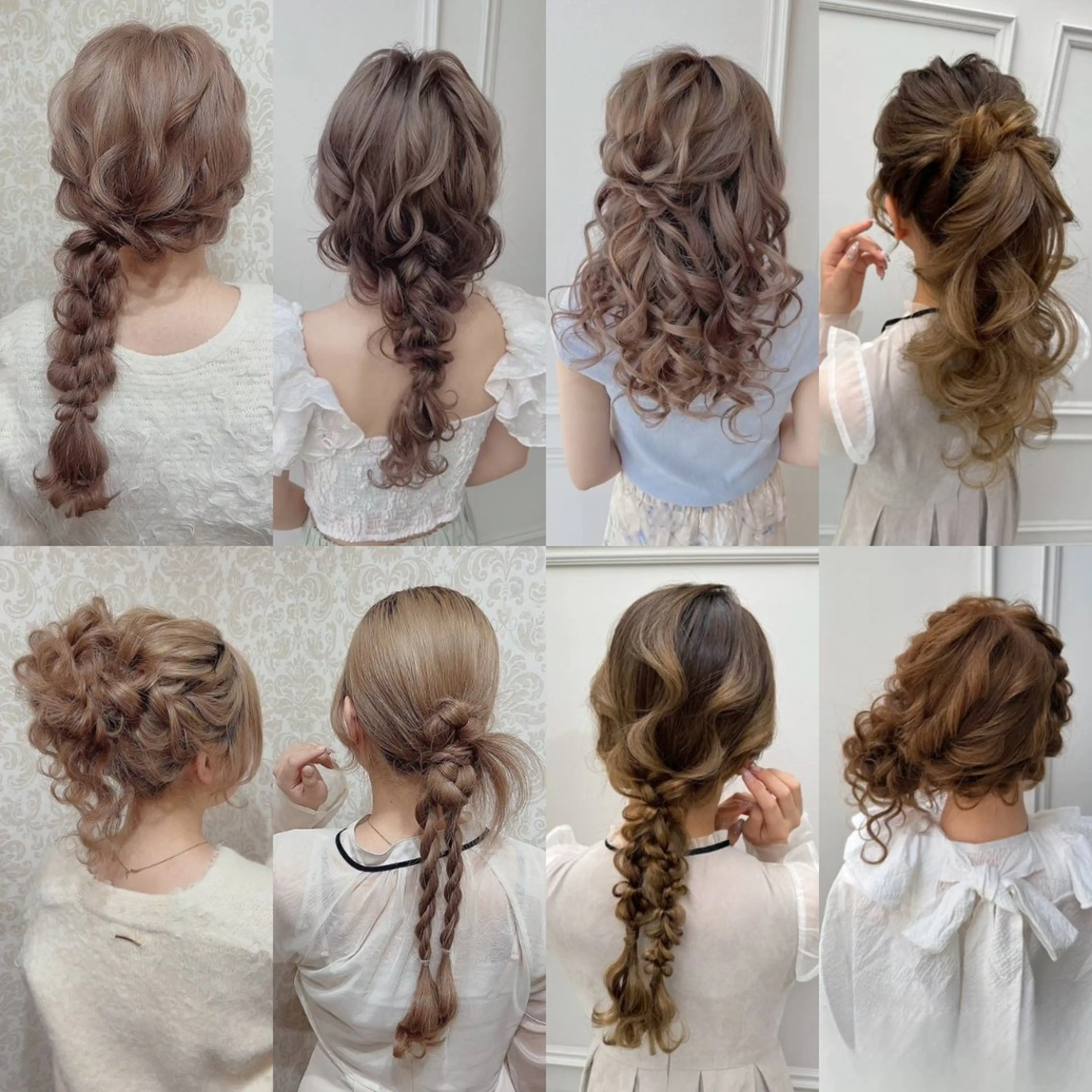 💍結婚式やお呼ばれ・女子会にも✨品よく可愛い万能アレンジ🤍の写真