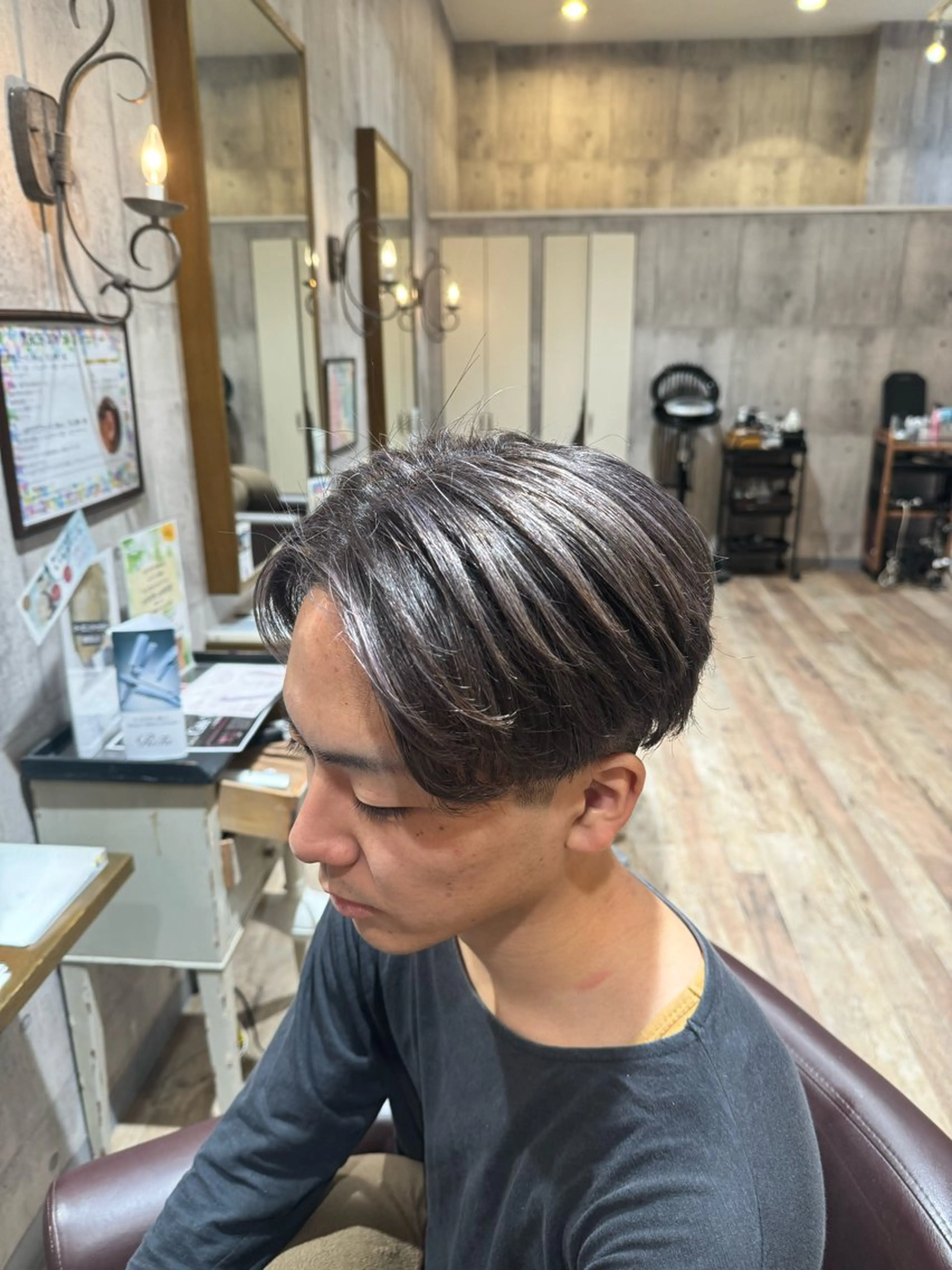 メンズ カット ヘアカラー 🔅透明感カラー切田 はじめ🔆のヘアスタイル