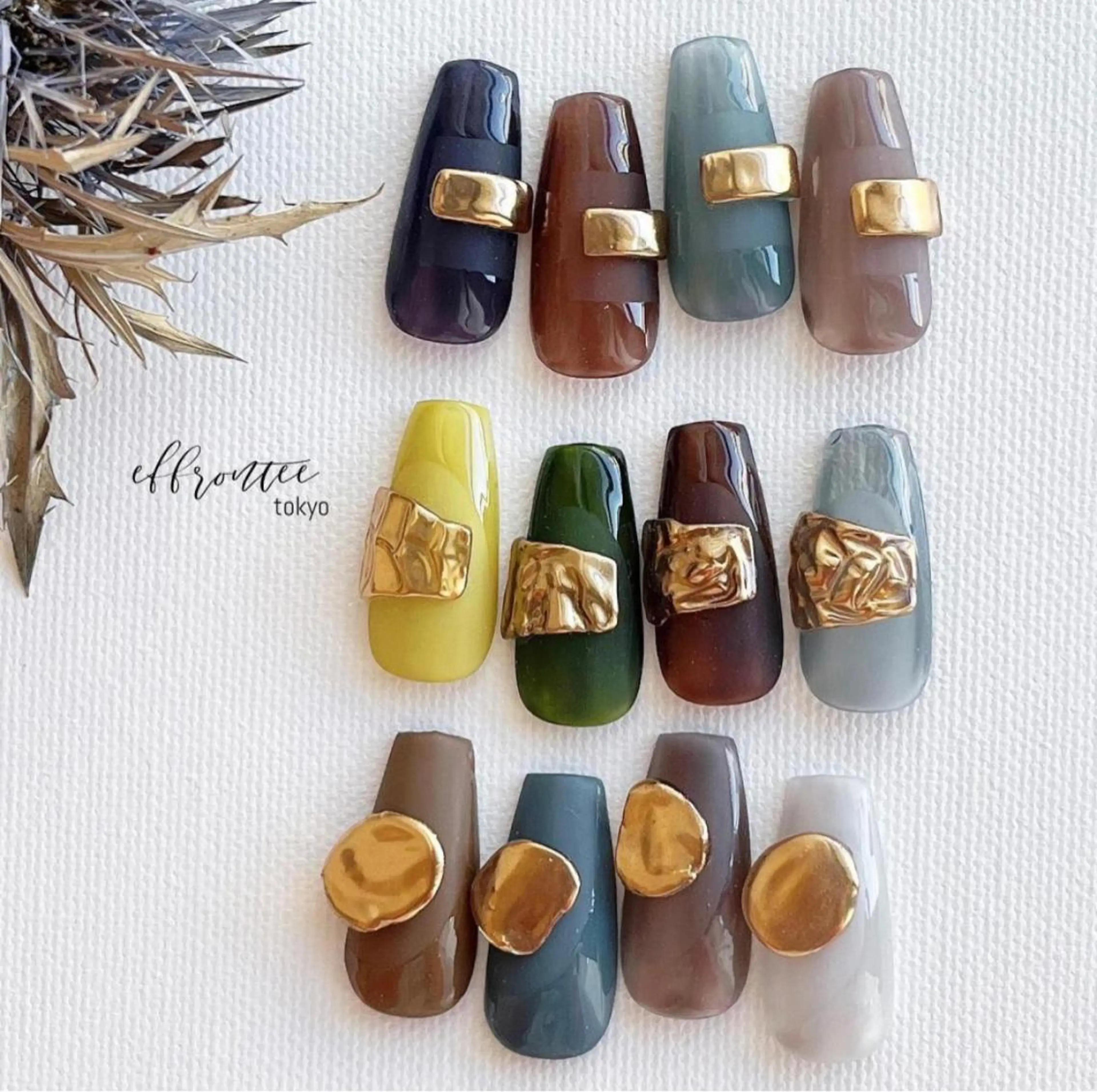 ネイル マットネイル Lilly Co.のネイルデザイン