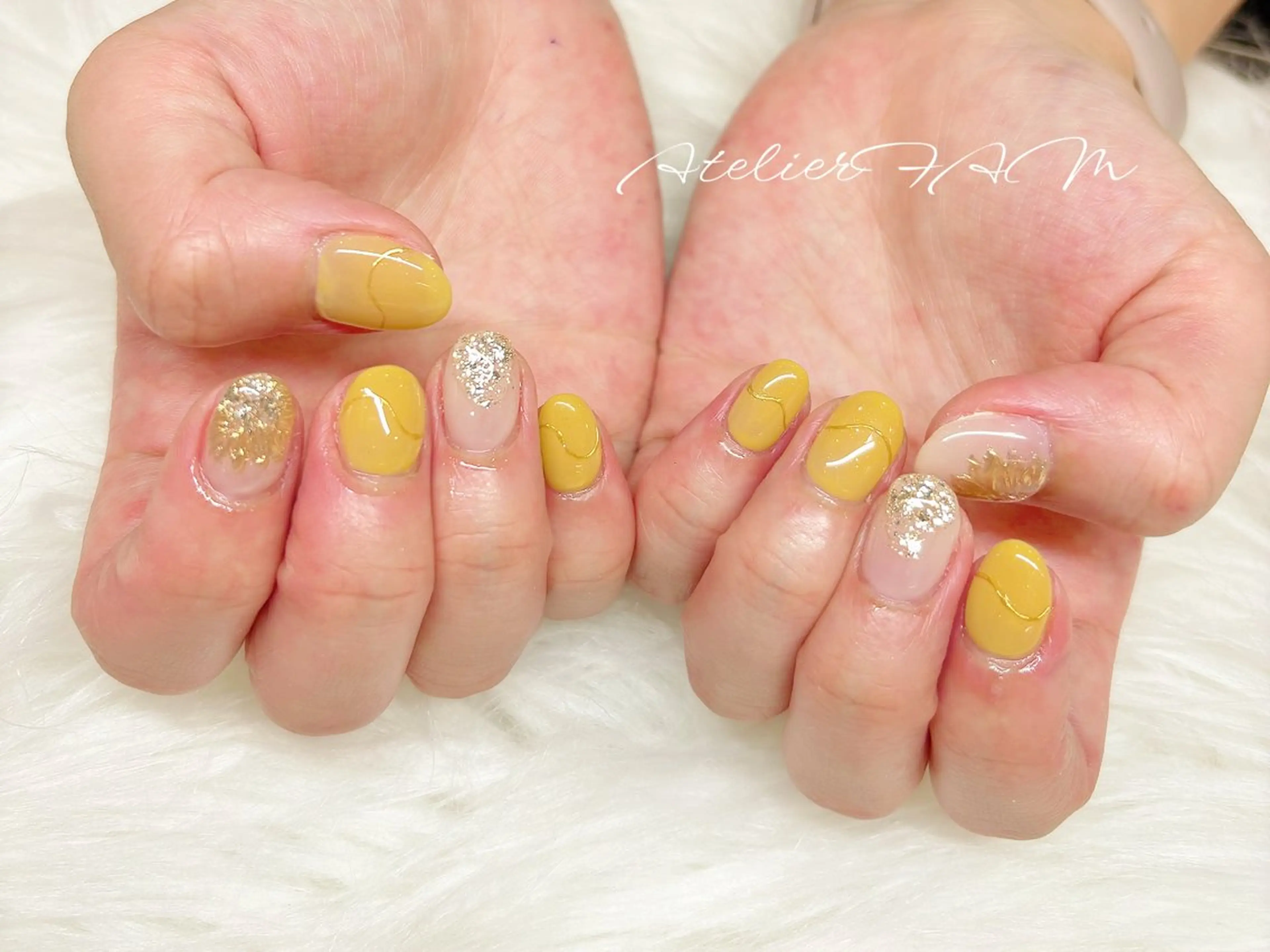 ネイル ハンドネイル nail&eyelashsalon atelier fam上本町店所属・アトリエ FAMのネイルデザイン