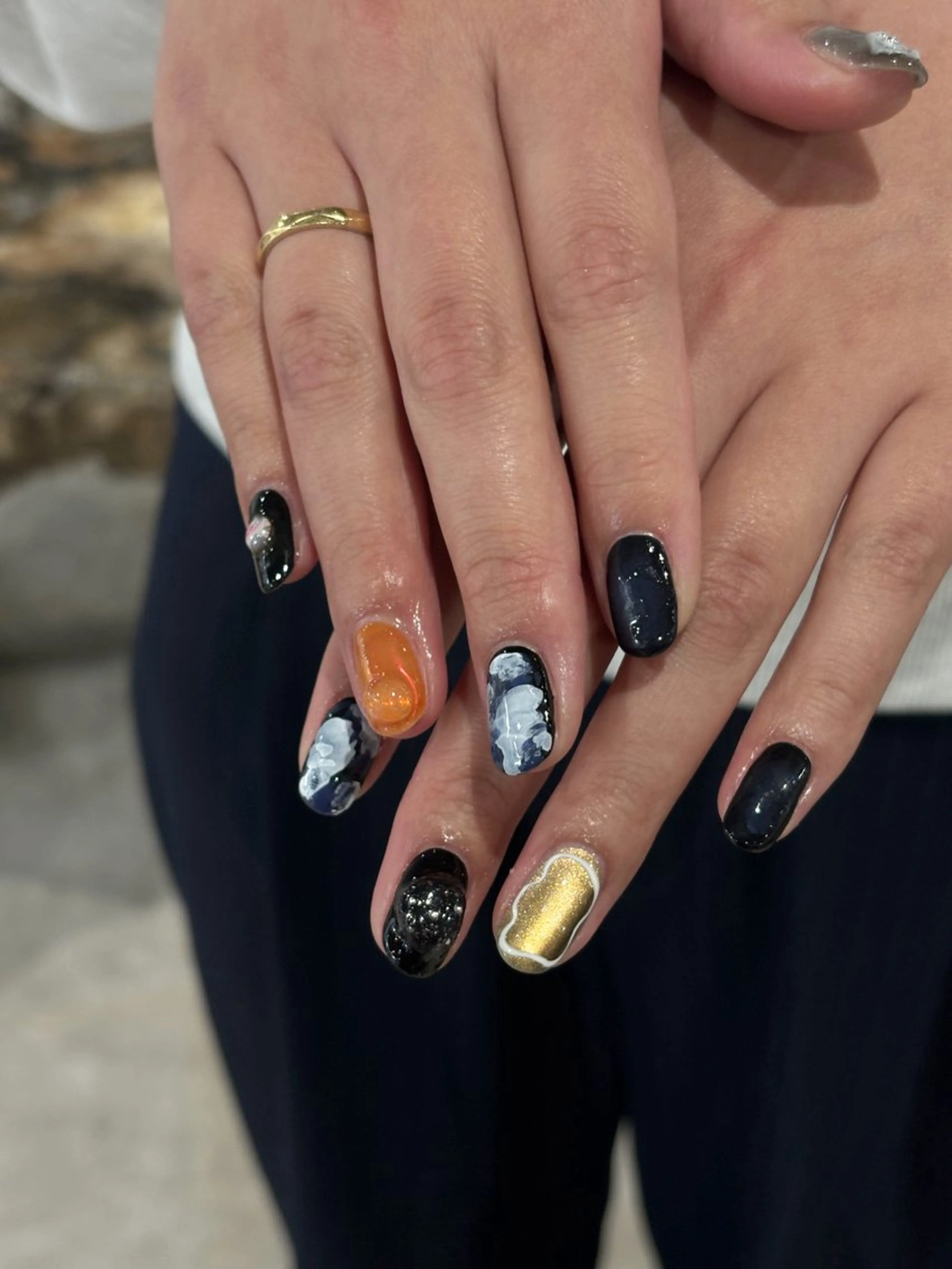 ネイル ハンドネイル hinako /個性派ニュアンスのネイルデザイン