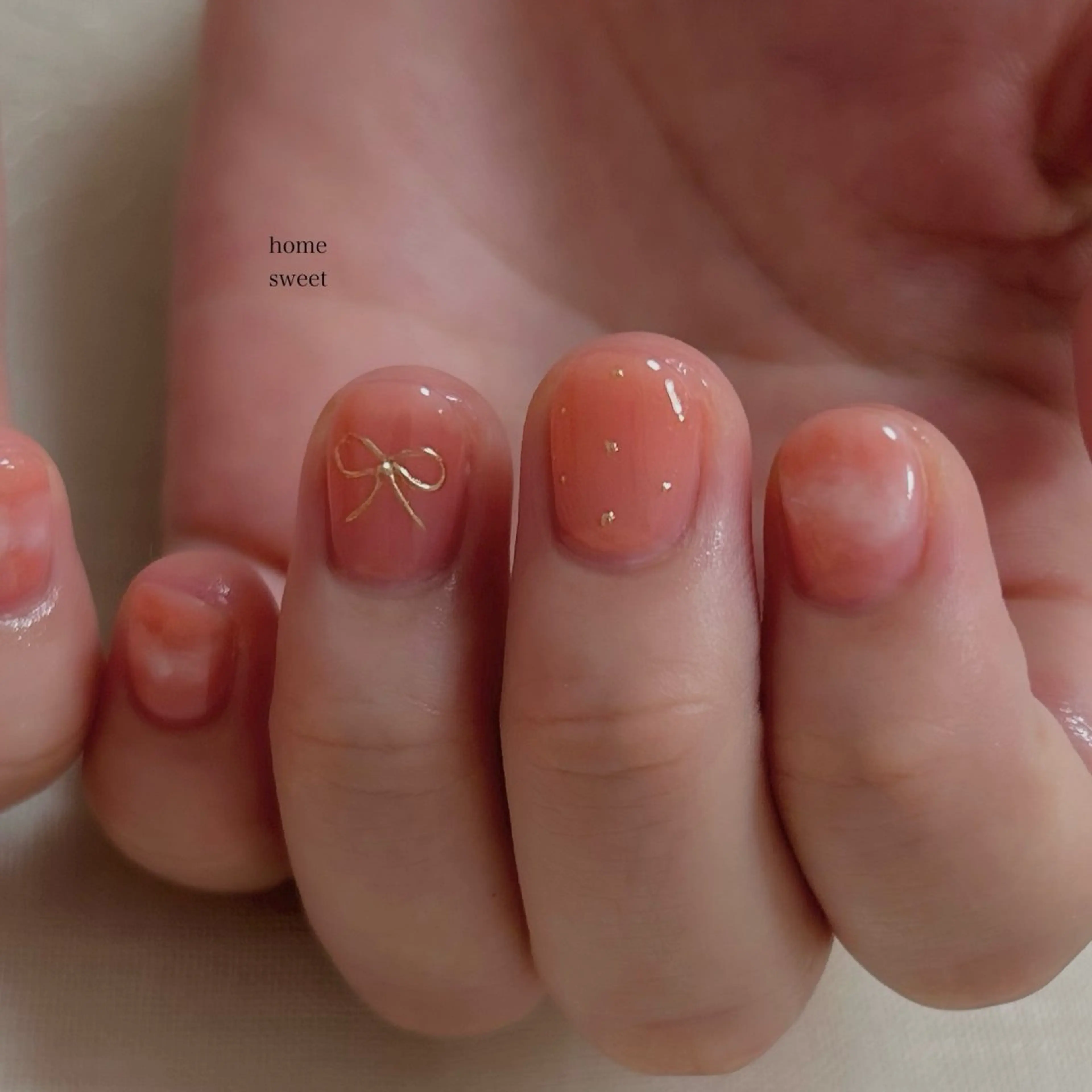 ショート ハンドネイル ショートネイル. Home sweetのネイルデザイン