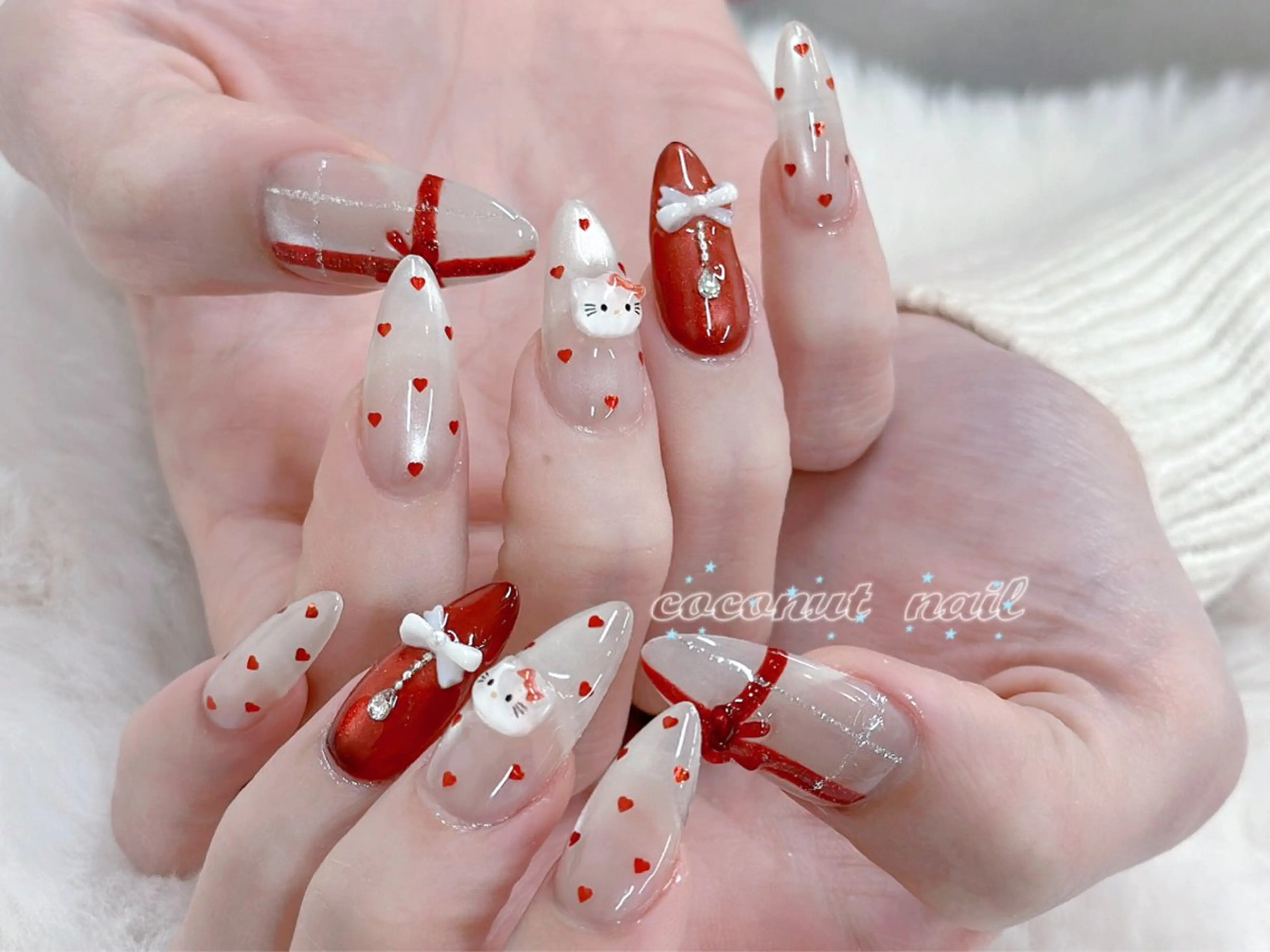 ネイル ココナッツネイル 四ツ谷店 ツキのネイルデザイン