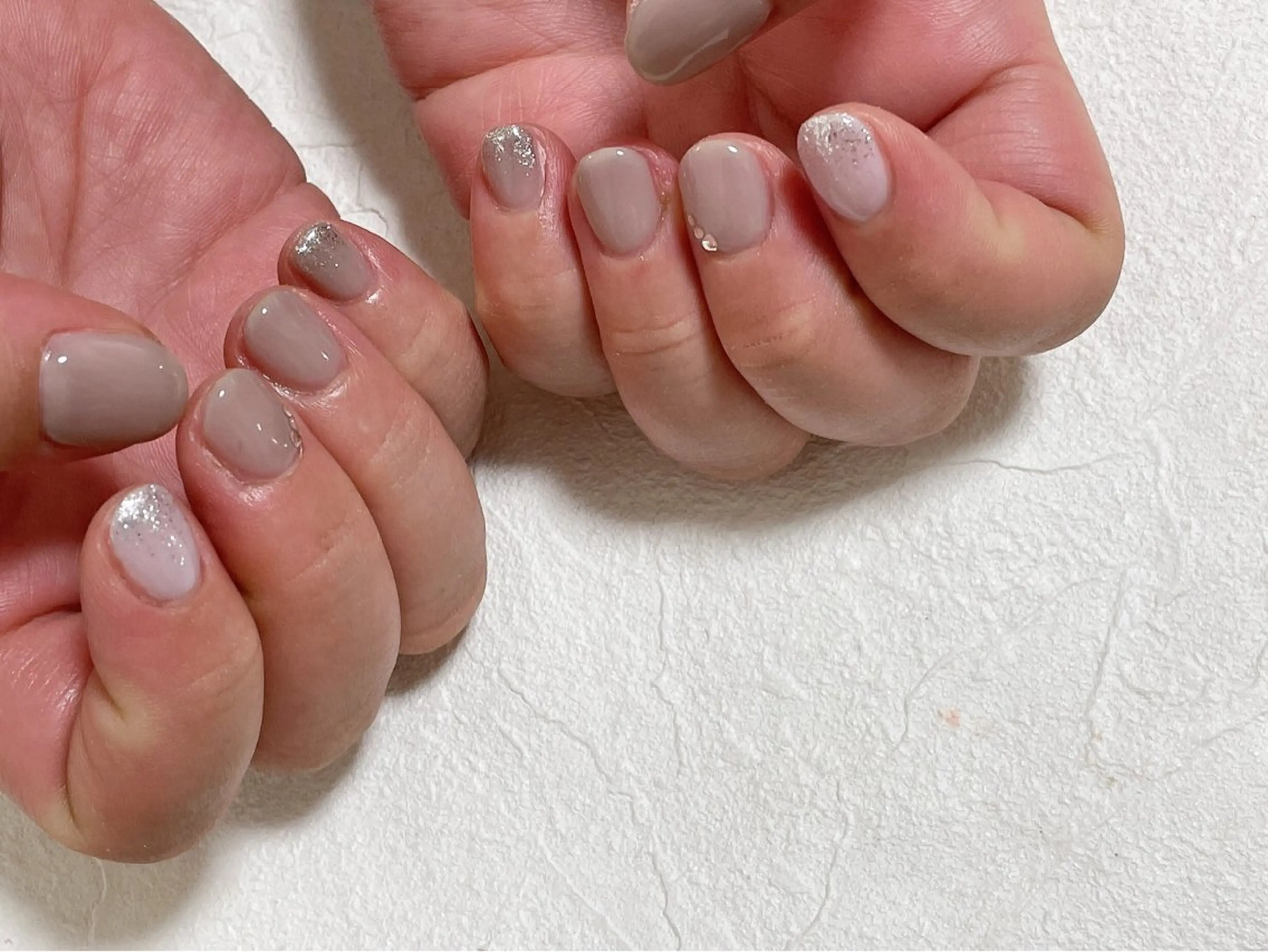 ネイル ジェルネイル マグネットネイル パラジェル シンプルネイル バレンタイン kiki nail 二子玉川のネイルデザイン