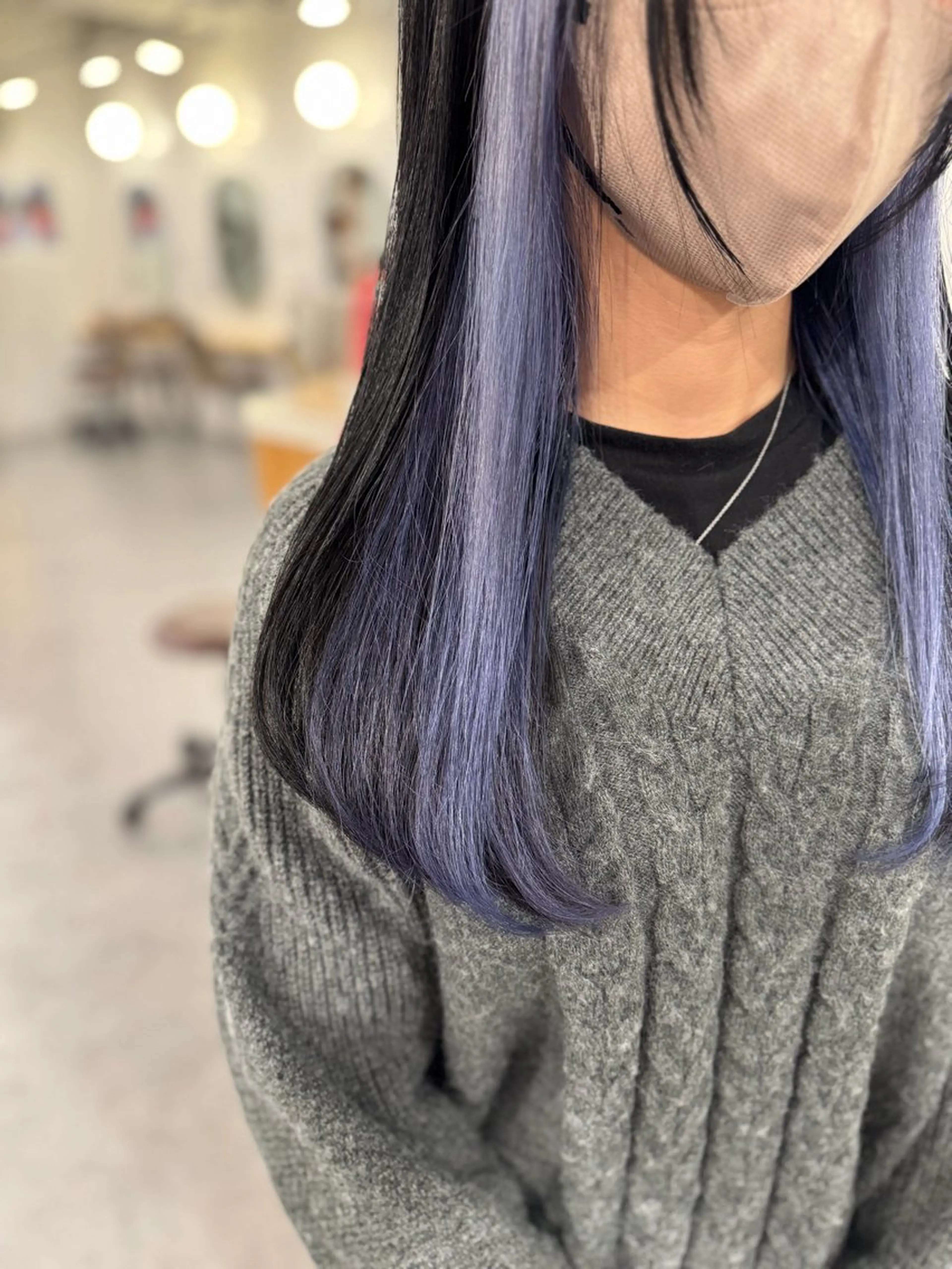 セミロング カラー ヘアカラー シアン　橋本店所属・SHIAN 橋本 Daikiのヘアスタイル