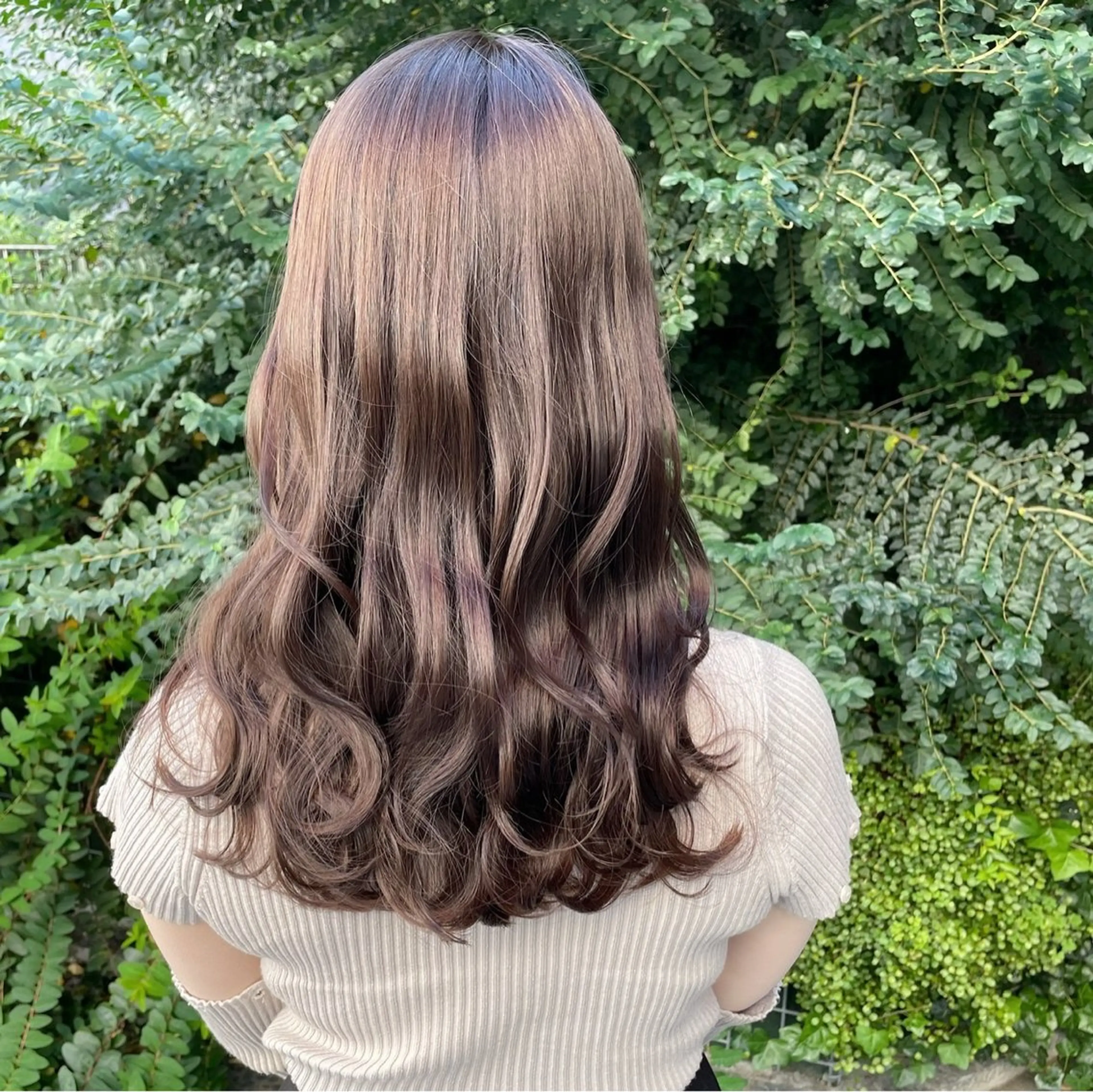 ロング カラー パーソナルカラー໒꒱ 顔タイプ/石塚わかなのヘアスタイル