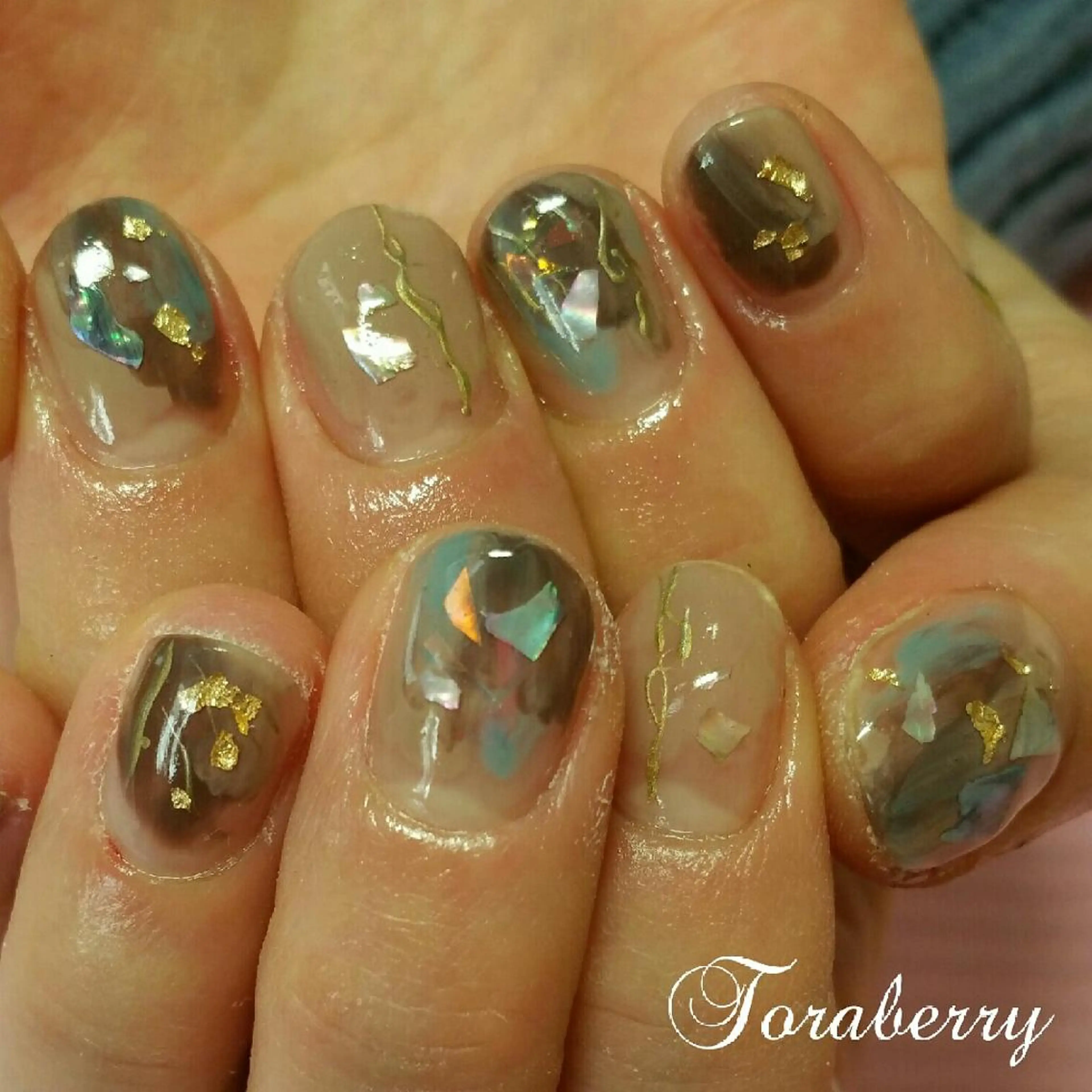 ネイル 持ち込み ニュアンスネイル ネイリスト なつみのネイルデザイン