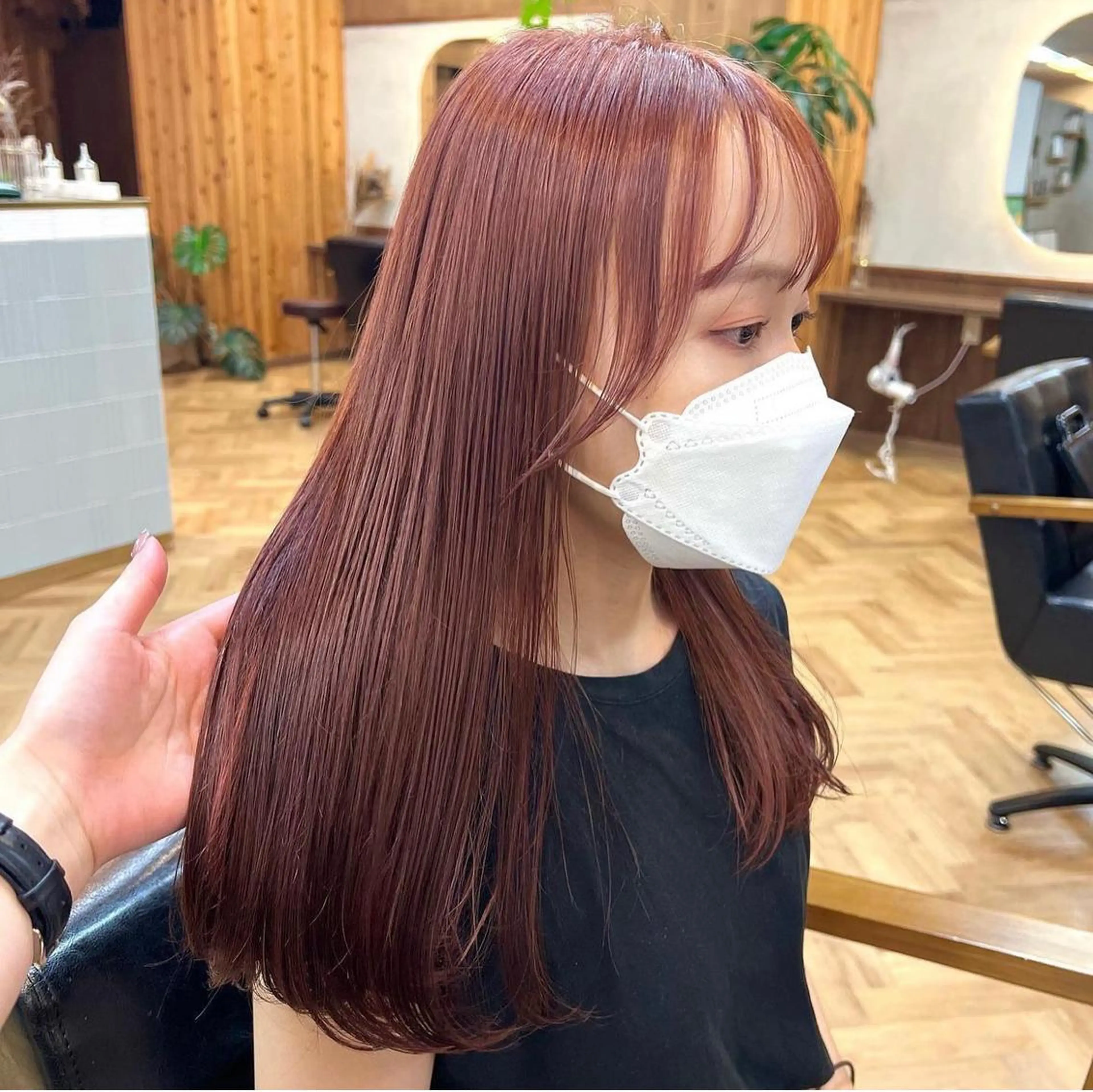 ロング カラー パーマ ヘアアレンジ メンズ ネイル マツエク・マツパ アイブロウ カット ヘアカラー トリートメント EMANON梅田店所属・前川 朋香のヘアスタイル