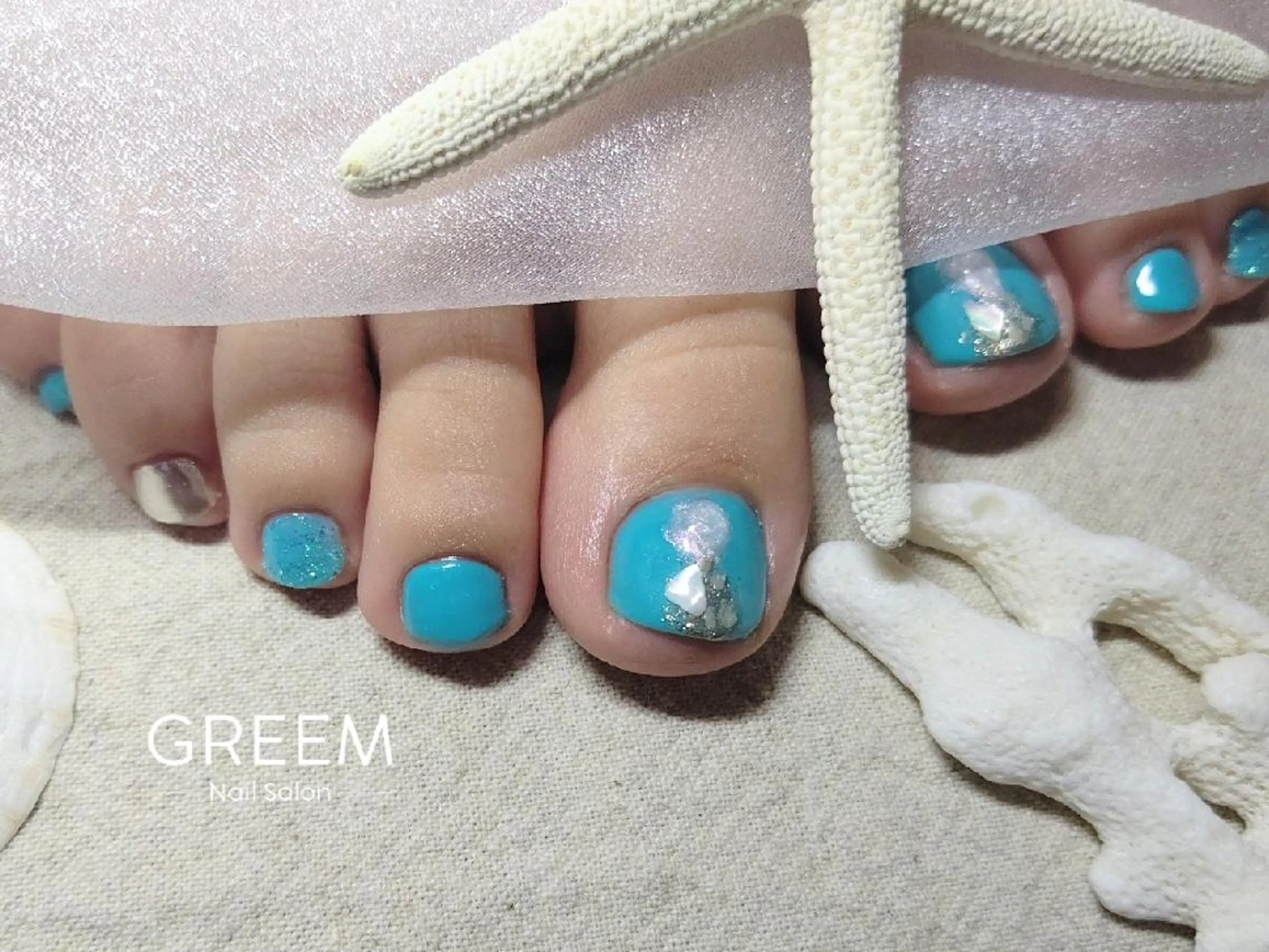 ネイル フットネイル GREEM グリームのネイルデザイン