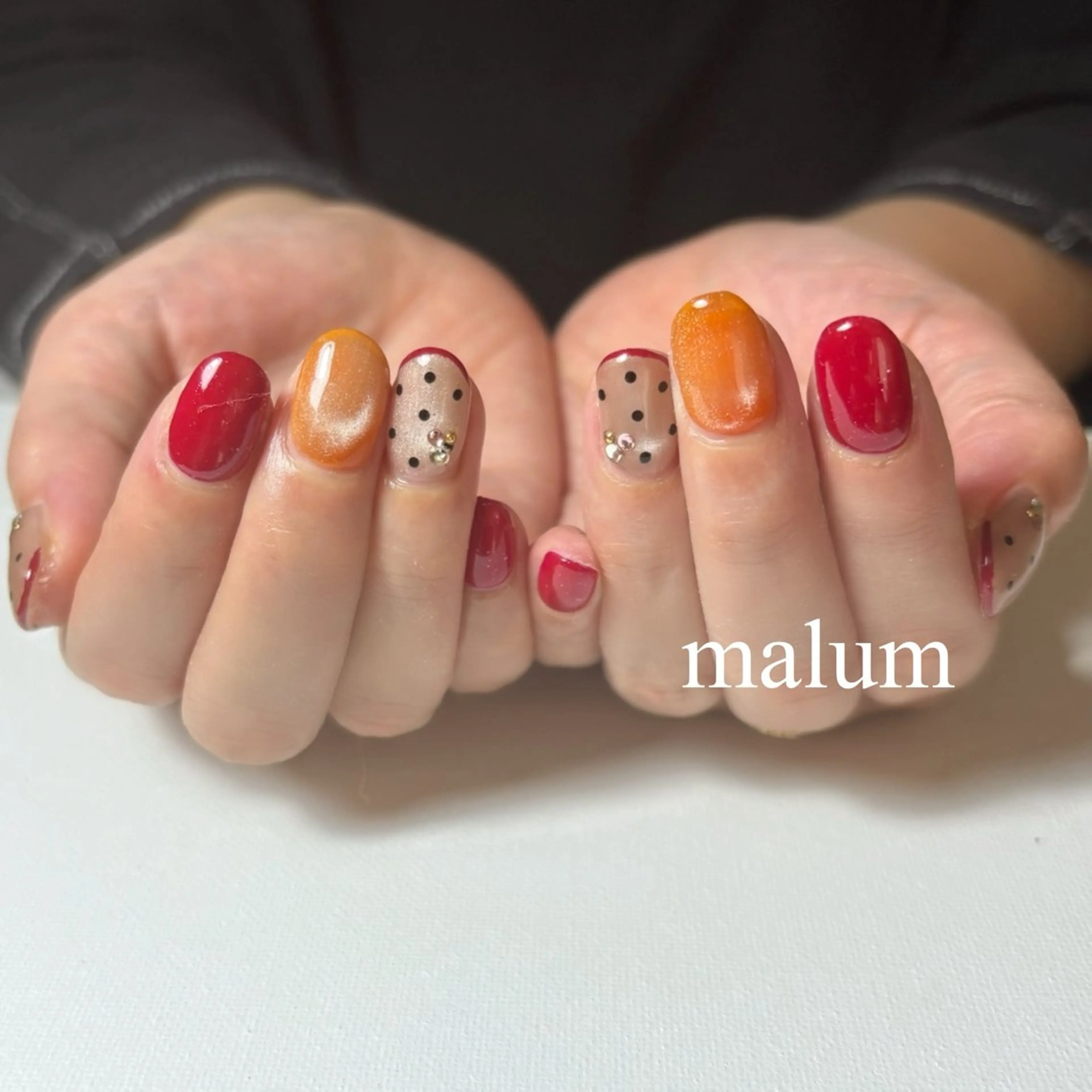 ネイル ハンドネイル malum nailのネイルデザイン