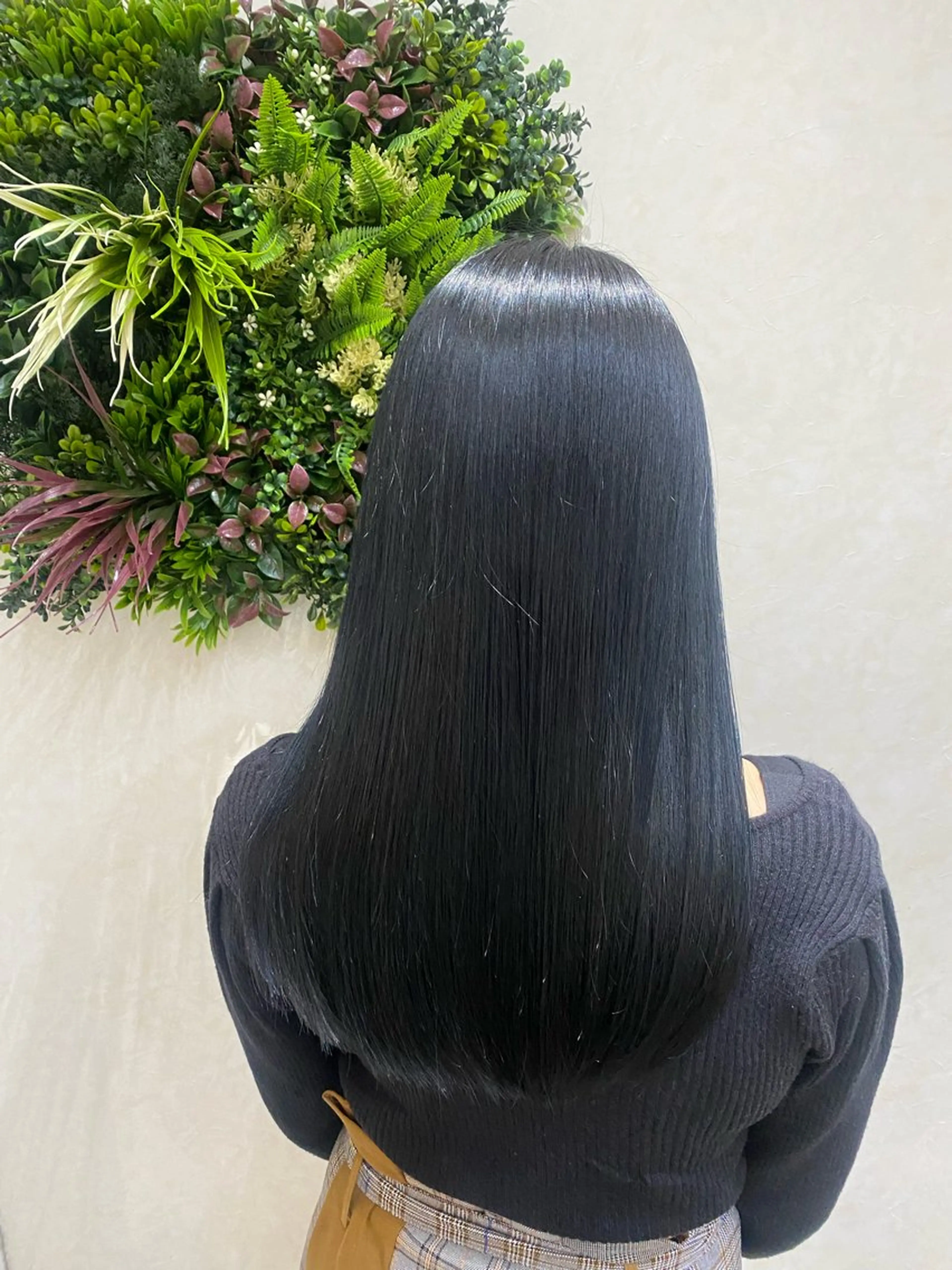 セミロング ピンクブラウン 縮毛矯正 カット ヘアカラー トリートメント N°+aero 😊れいか😊のヘアスタイル