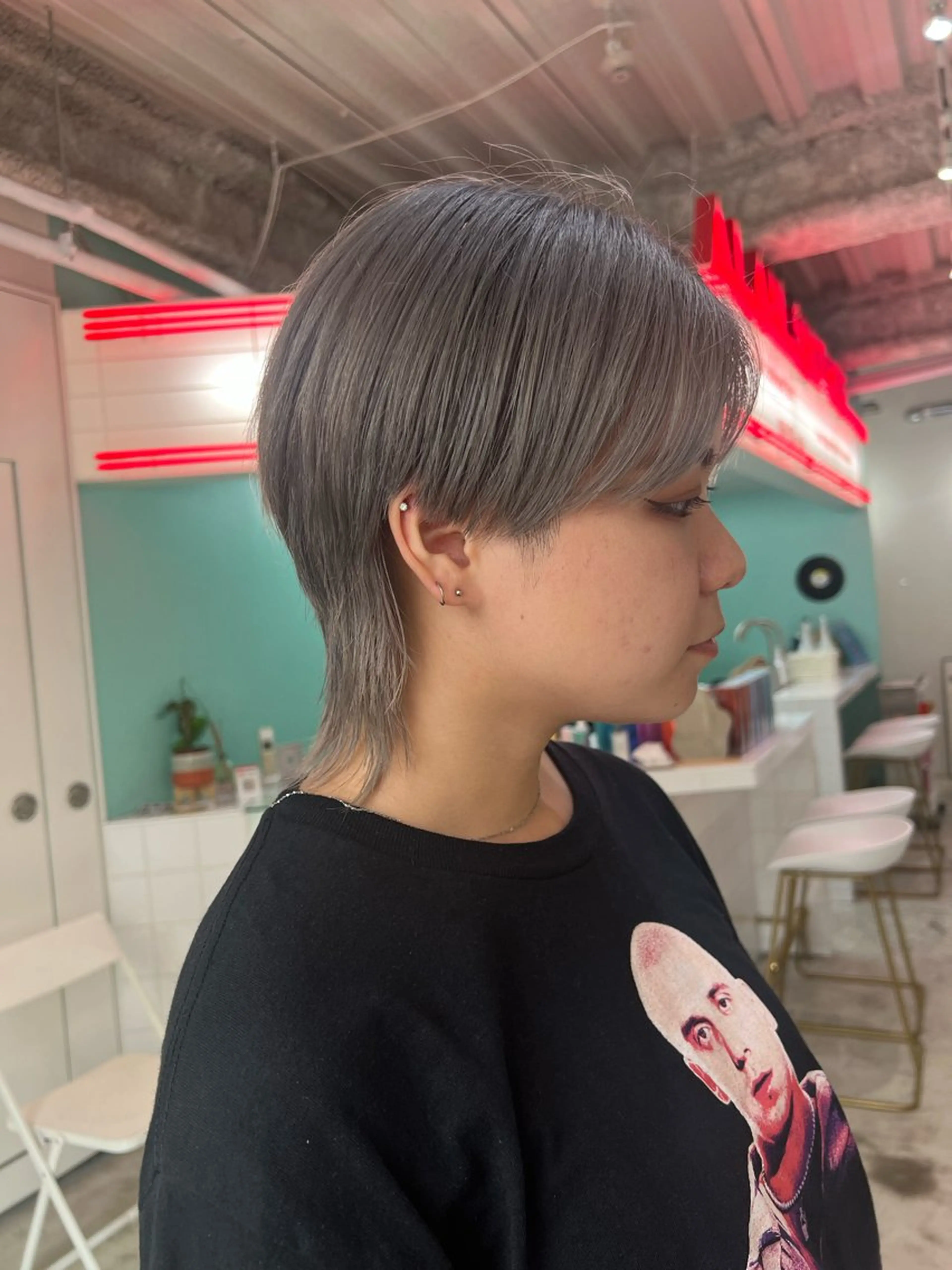 ショート 💥ウルフカット デザインあんな💥のヘアスタイル