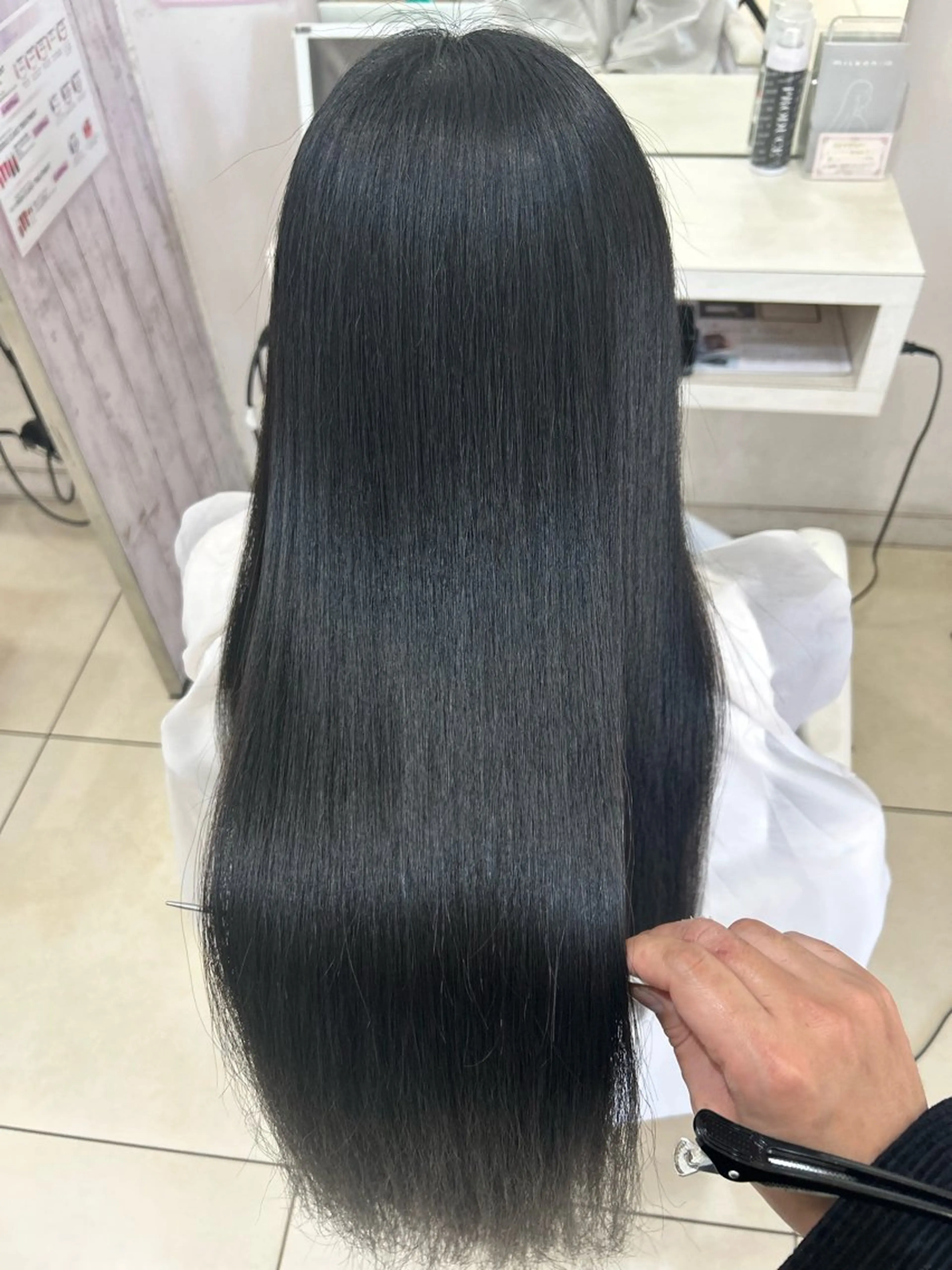 ロング カット ヘアカラー トリートメント 【髪質改善カラー】 瀧田嵐士🇰🇷のヘアスタイル