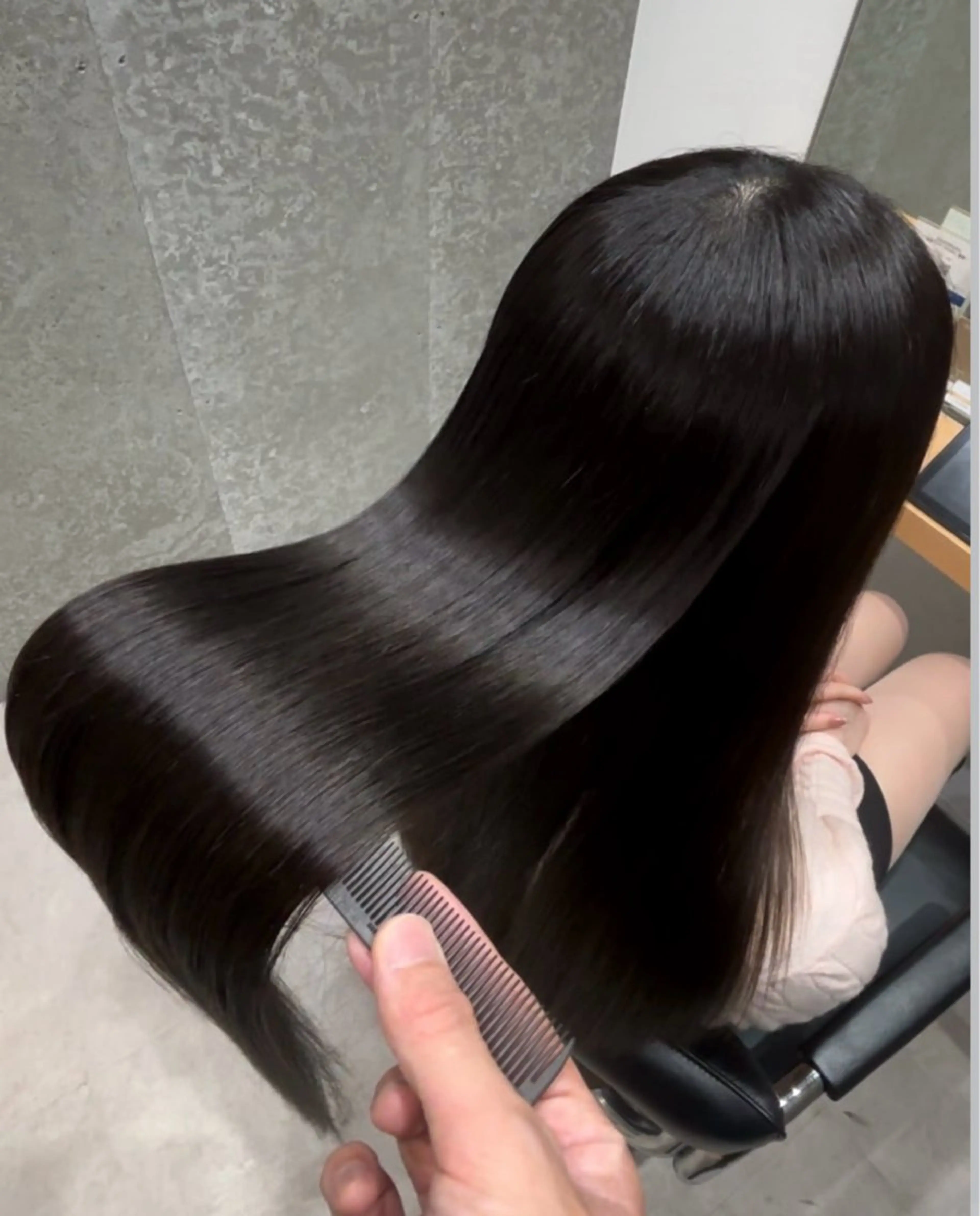 セミロング 髪質改善 トリートメント トリートメント 髪質改善ヘアケア 艶髪特化/上田のヘアスタイル