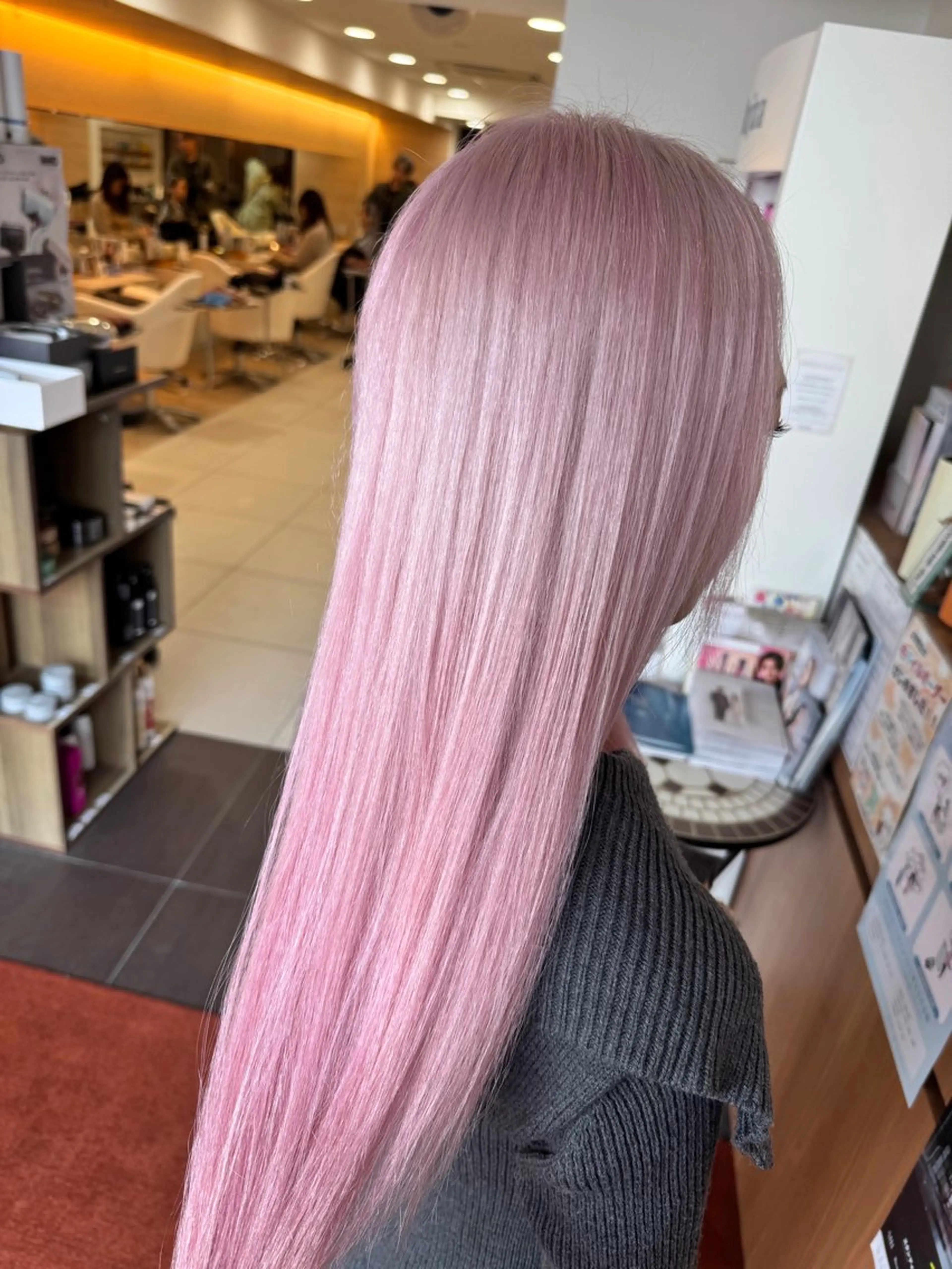 ロング カラー カット ヘアカラー トリートメント 💎髪質改善💎艶髪 💎ブリーチ💎津村のヘアスタイル