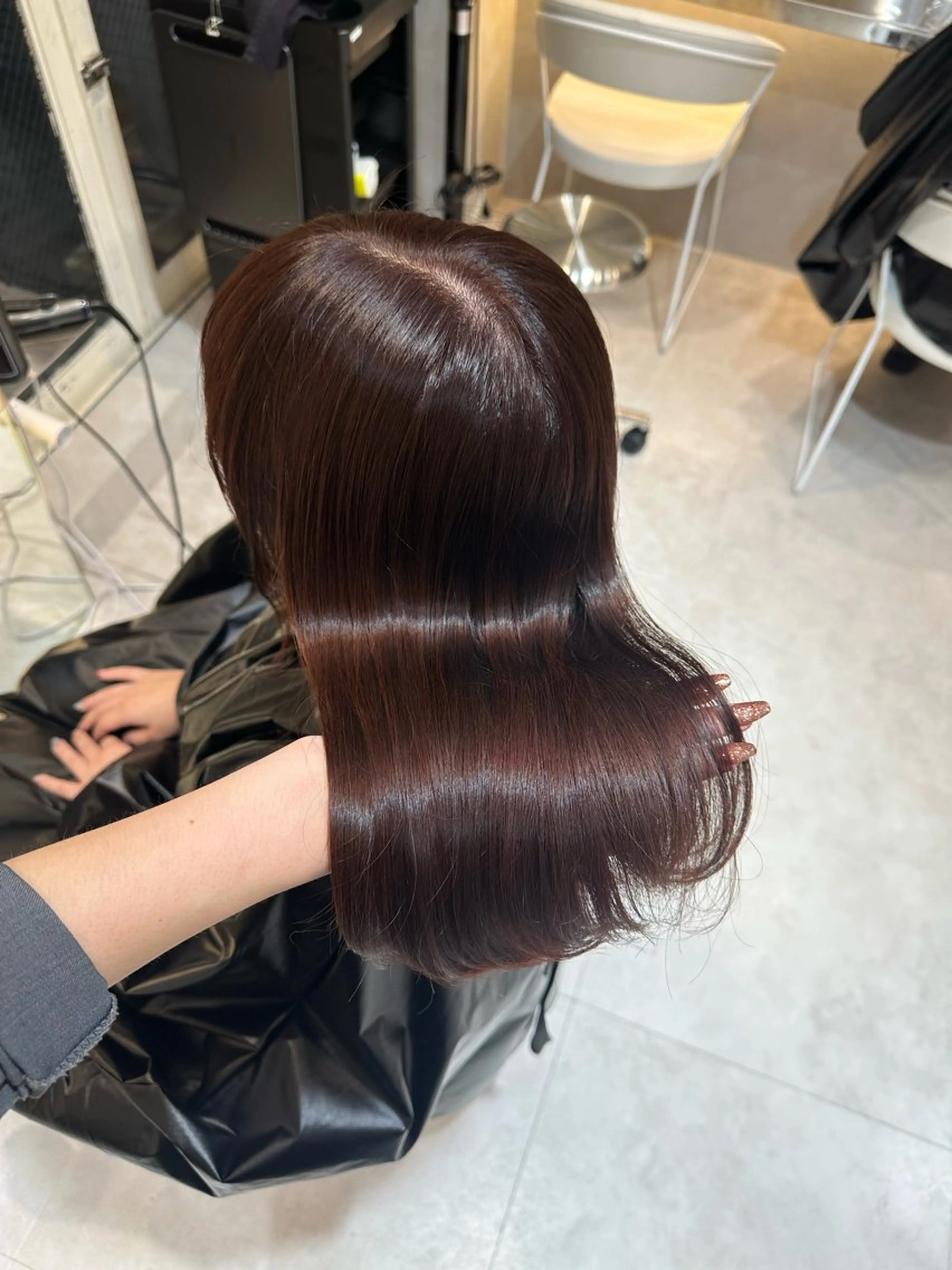 ロング カラー カット ヘアカラー トリートメント 原宿/ボブ/髪質 改善/レイヤー/優希のヘアスタイル