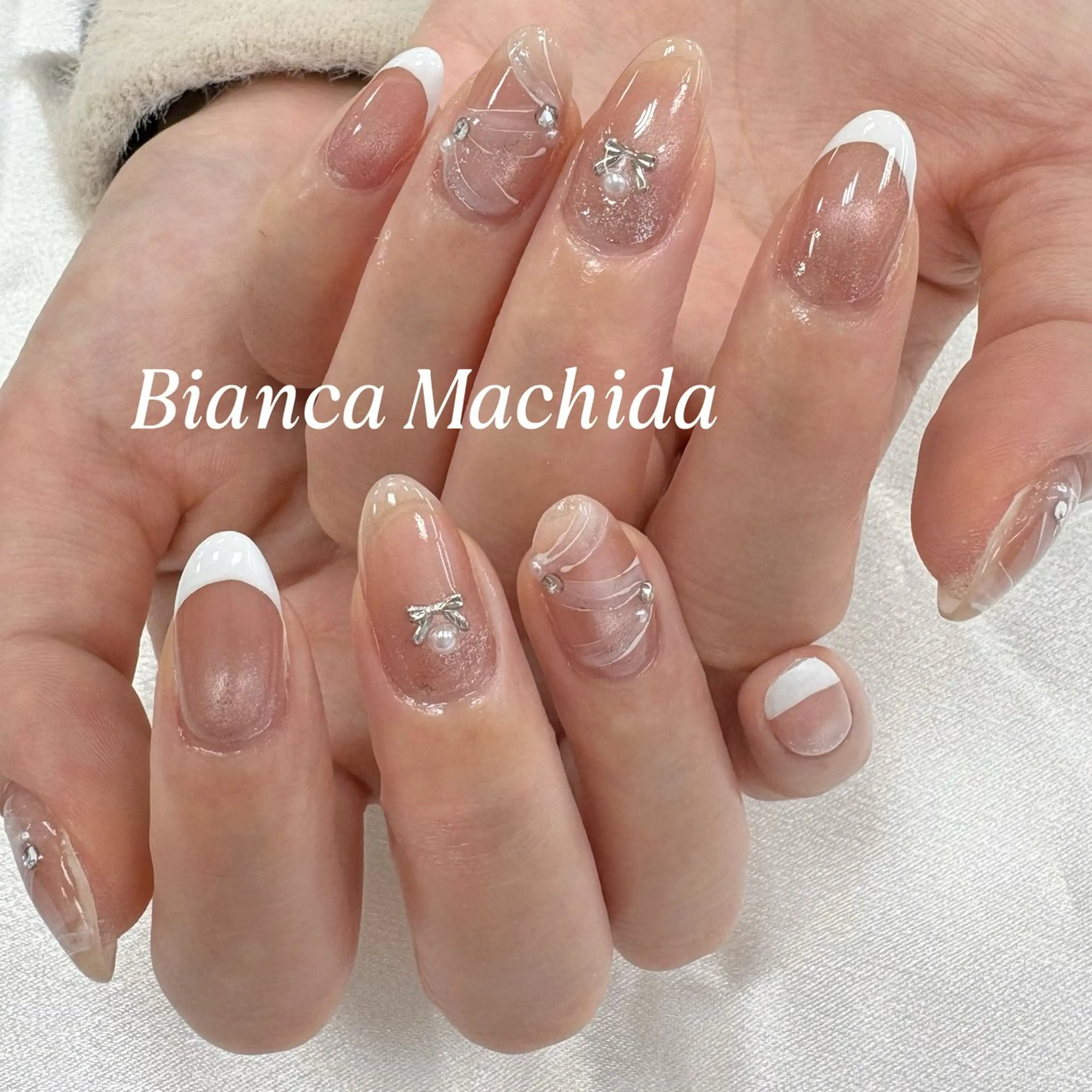 ネイル ハンドネイル Bianca 🌟 yanagihasiのネイルデザイン