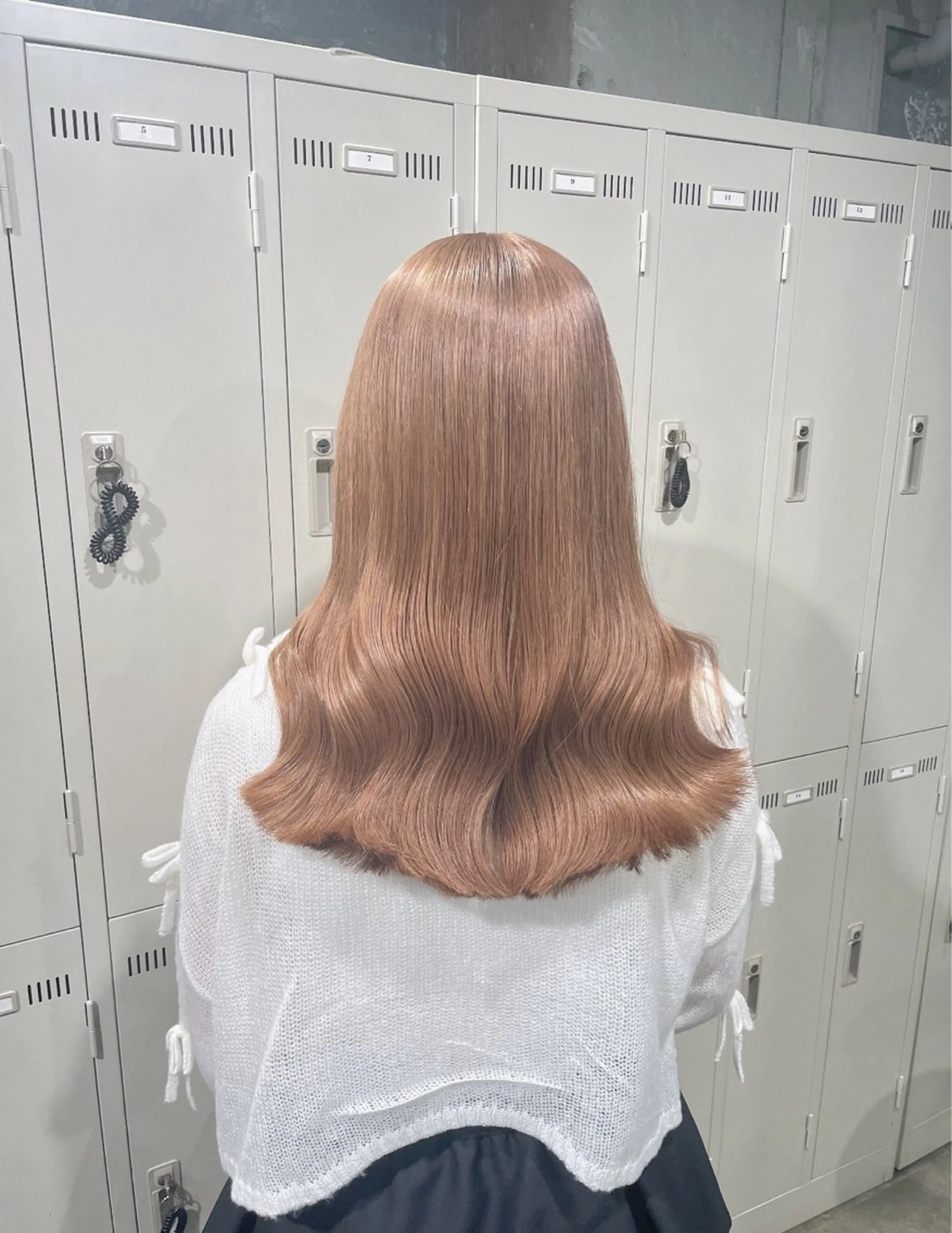 ロング カラー ヘアカラー トリートメント ヘッドスパ ヘアセット ベージュカラー💖 やすひろのヘアスタイル