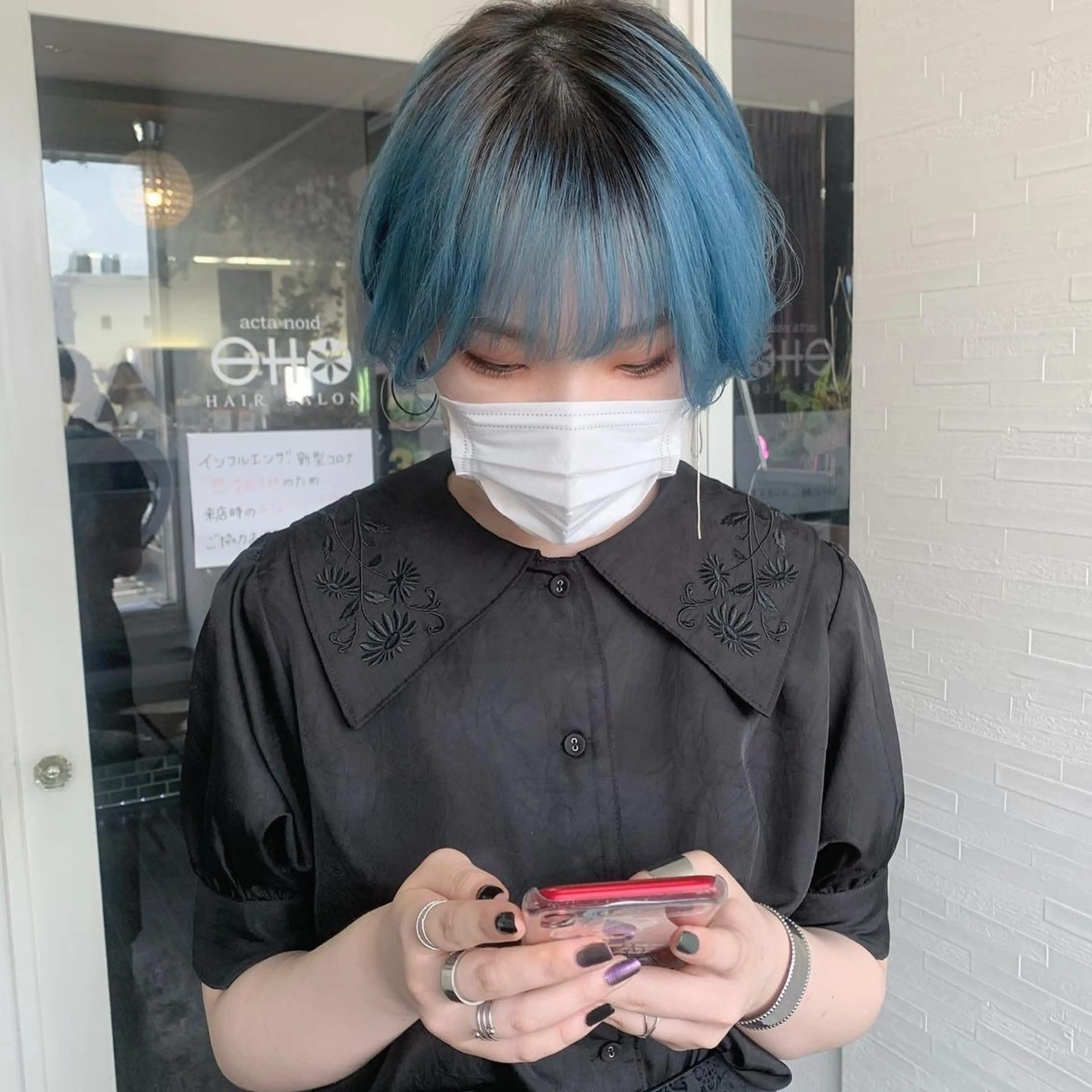 ショート カラー ヘアカラー 袴田 伊代のヘアスタイル