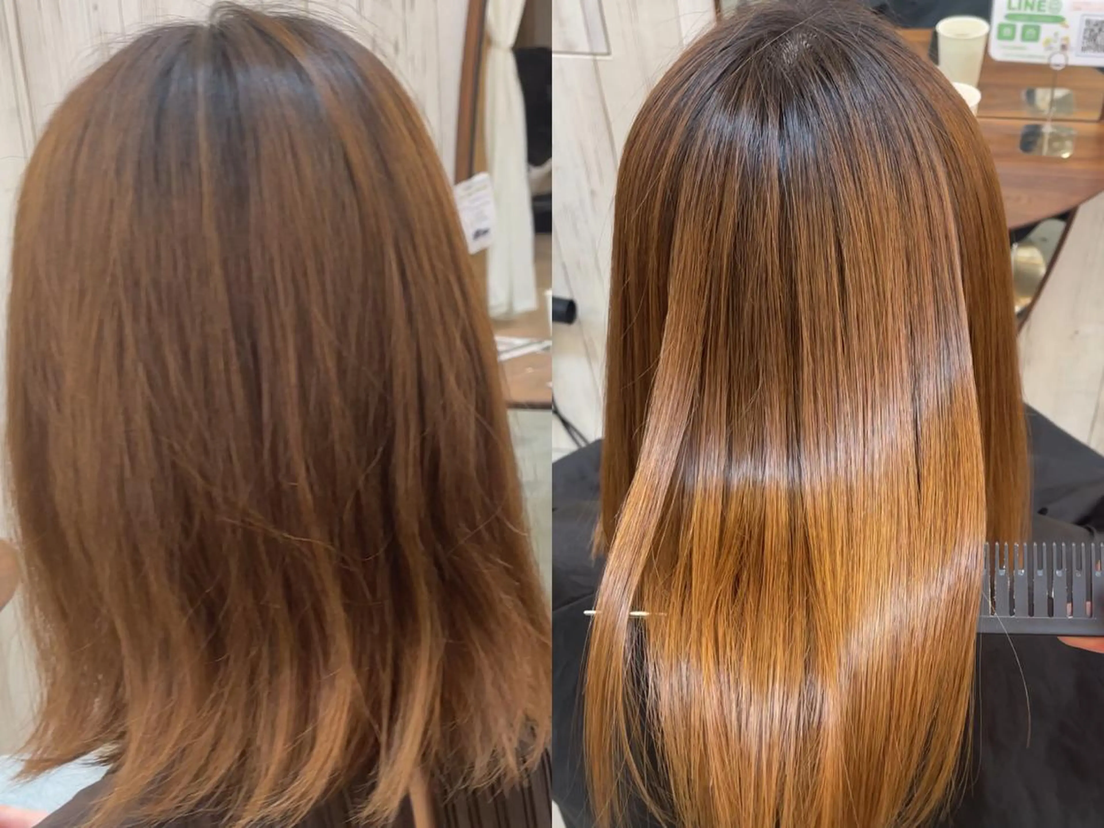 ミディアム 縮毛/レイヤー 韓国/橋口のヘアスタイル