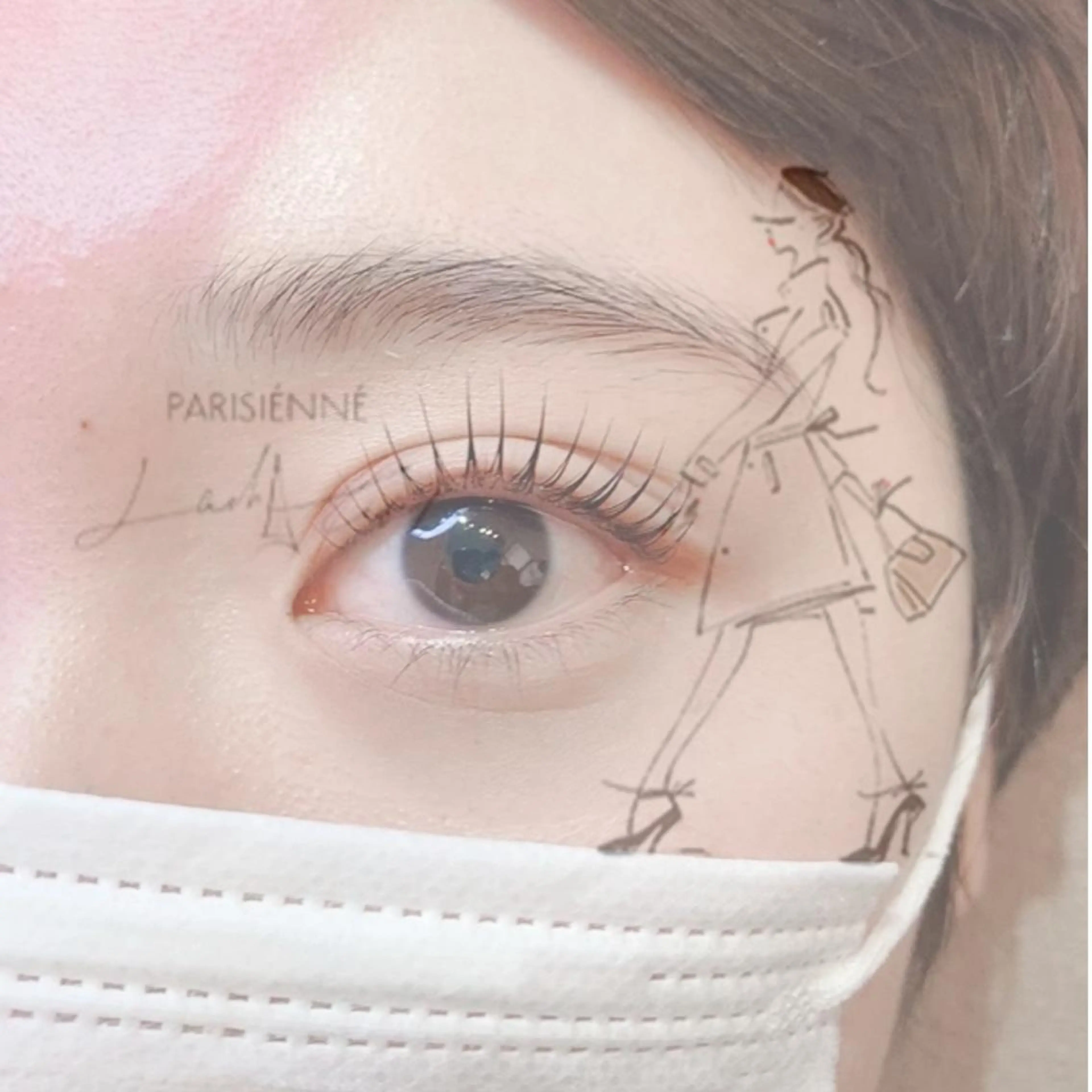 マツエク・マツパ パリジェンヌラッシュリフト Salon de ramu サロン　ド　ラム所属・Salon de ramuのマツエク・マツパデザイン