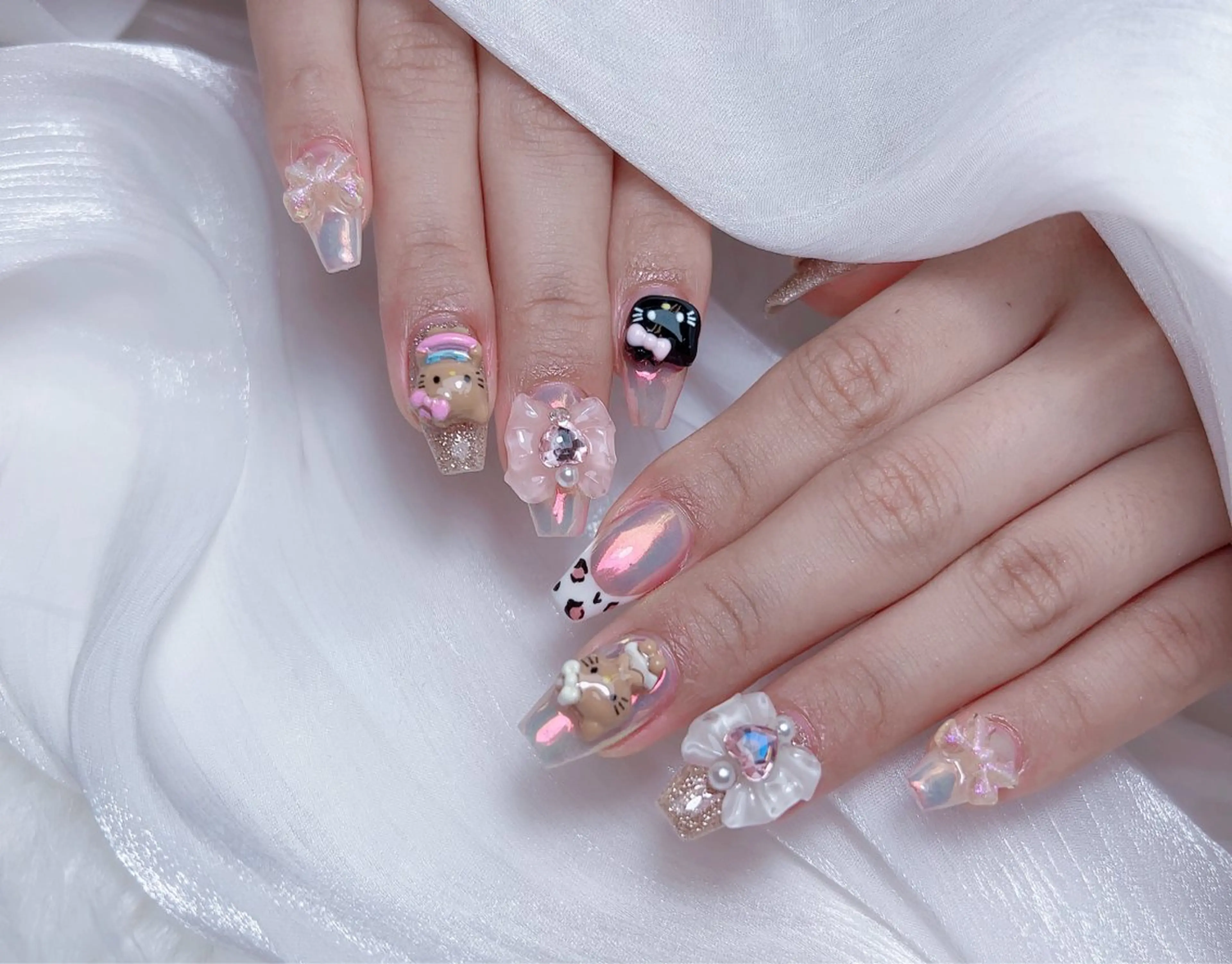 ネイル ハンドネイル M🌷nail 長さだし専門店のネイルデザイン