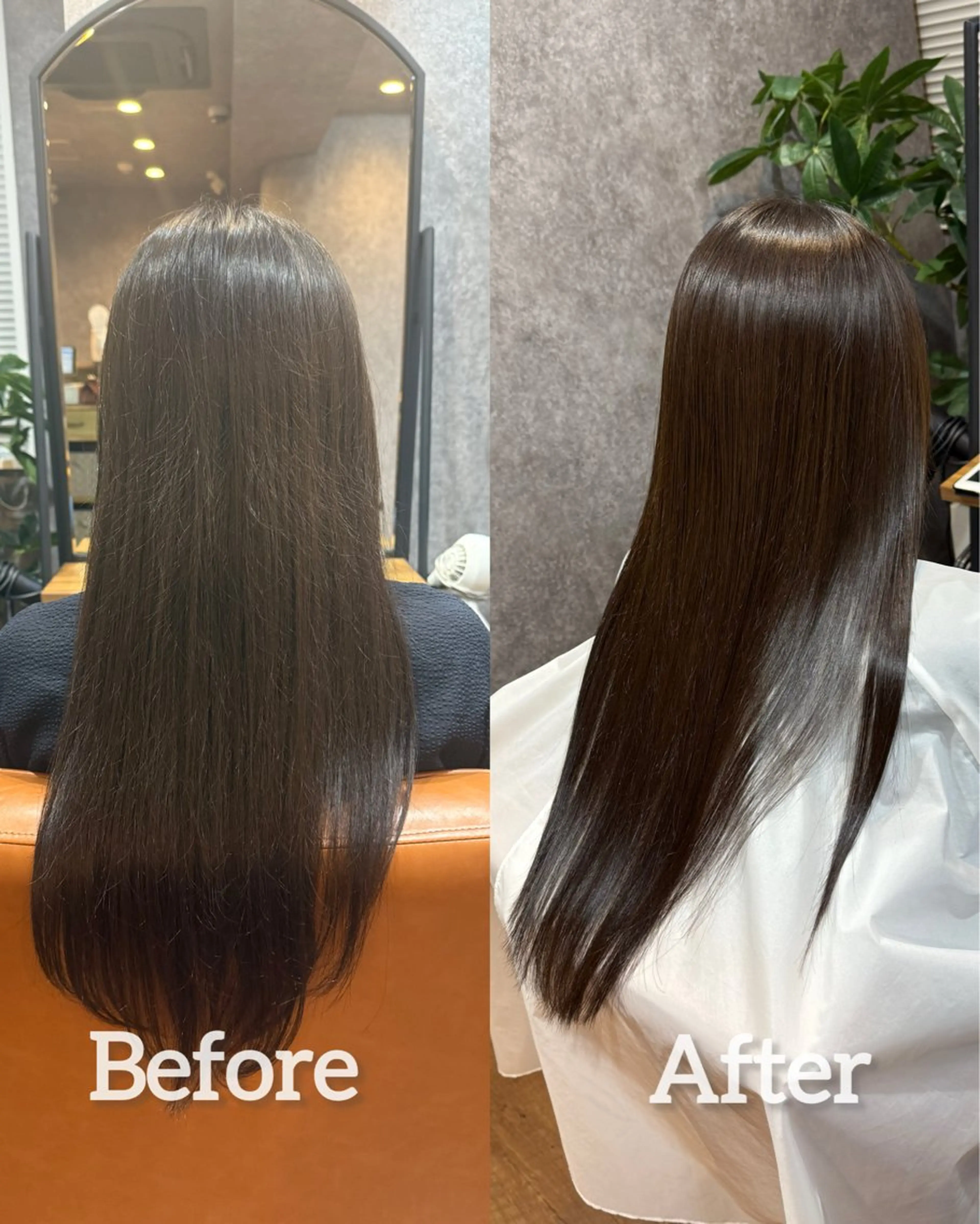 ロング カット 縮毛矯正 トリートメント cocoa【ココア】船橋所属・Cocoa船橋🦄 chinamiのヘアスタイル