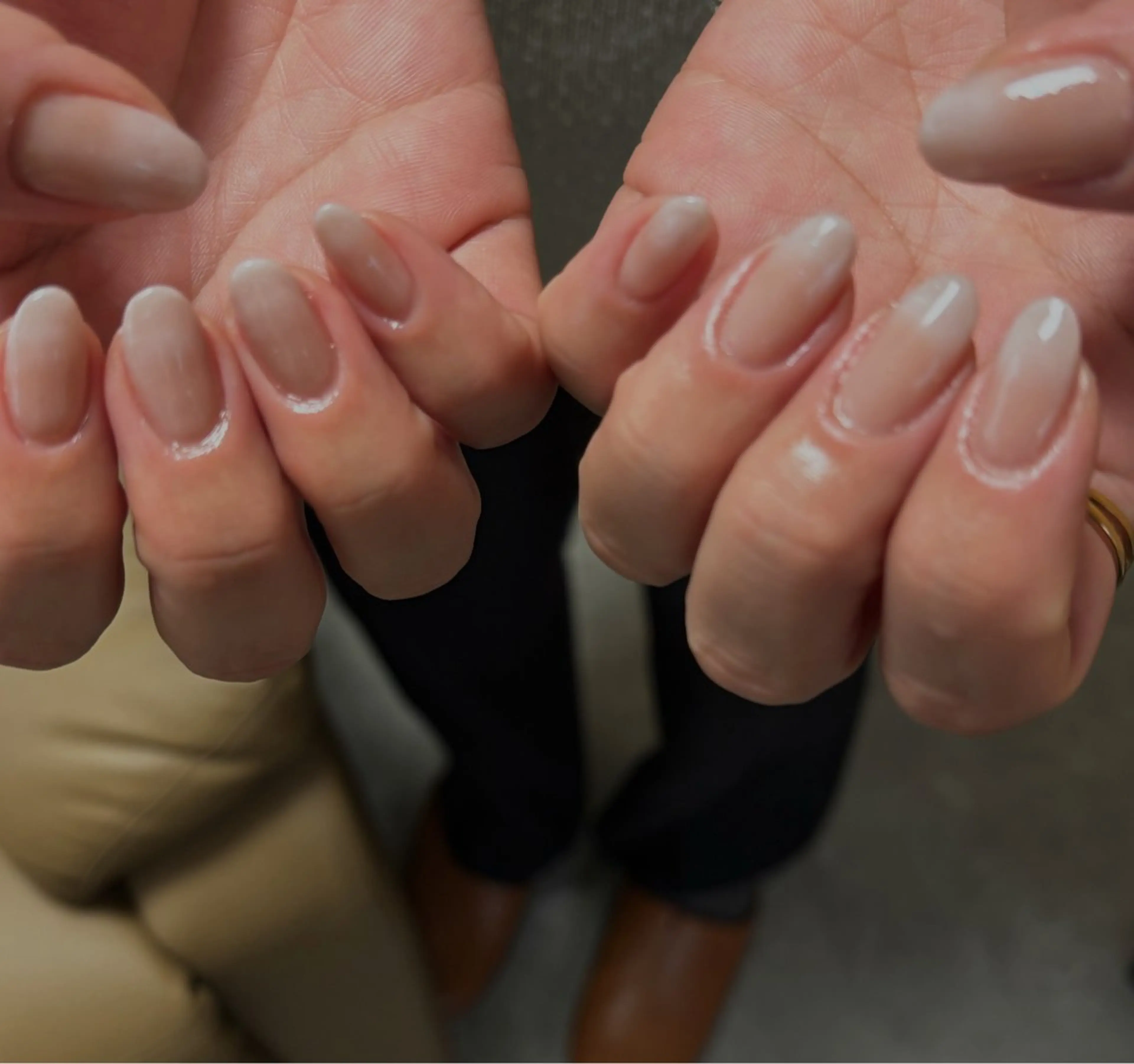 ネイル ジェルネイル グラデーション キラキラネイル マグネットネイル ニュアンスネイル ハンドネイル tamu nail 　金町のネイルデザイン