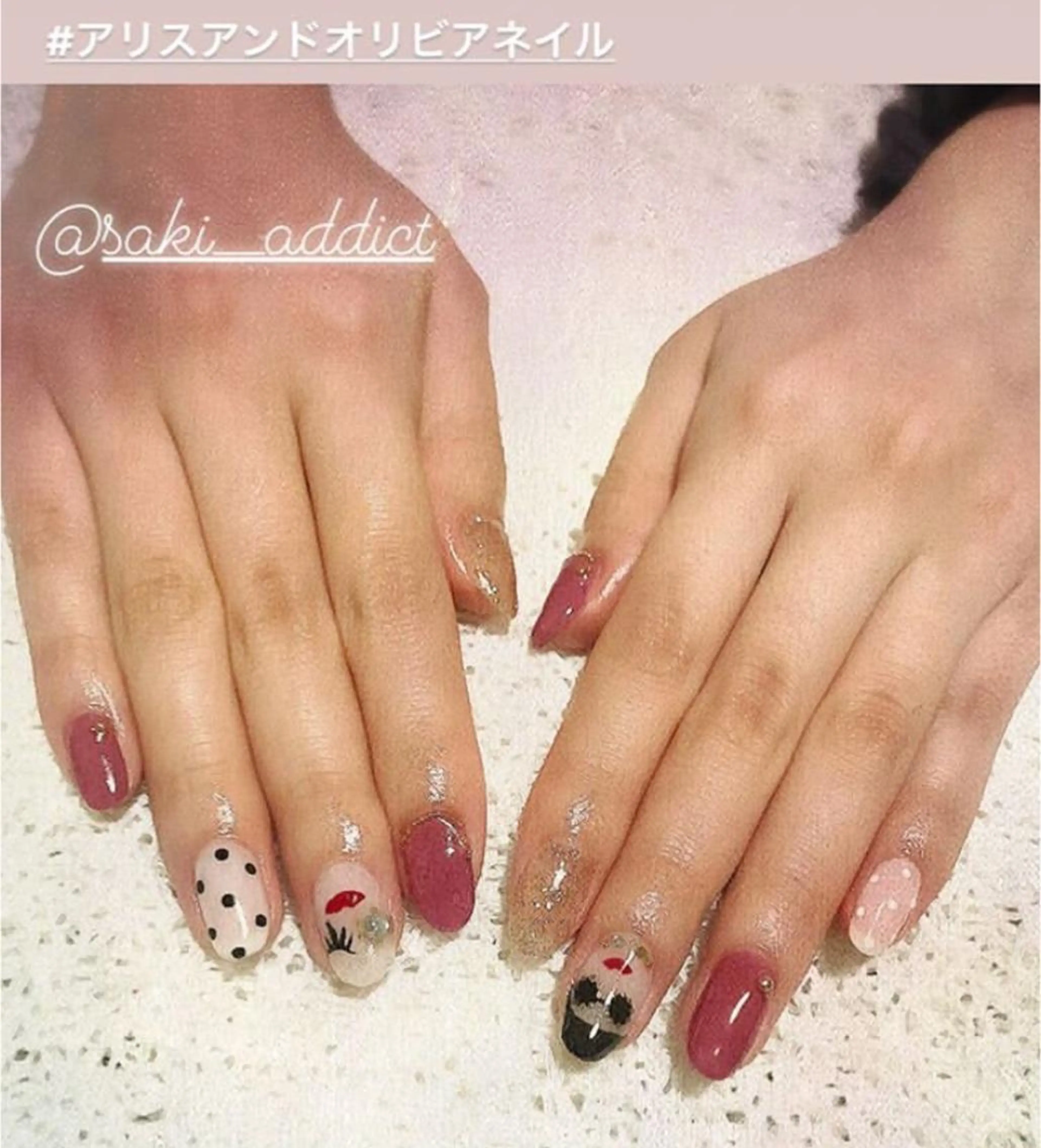 ネイル rig nail草加店所属・松本 紋世のネイルデザイン