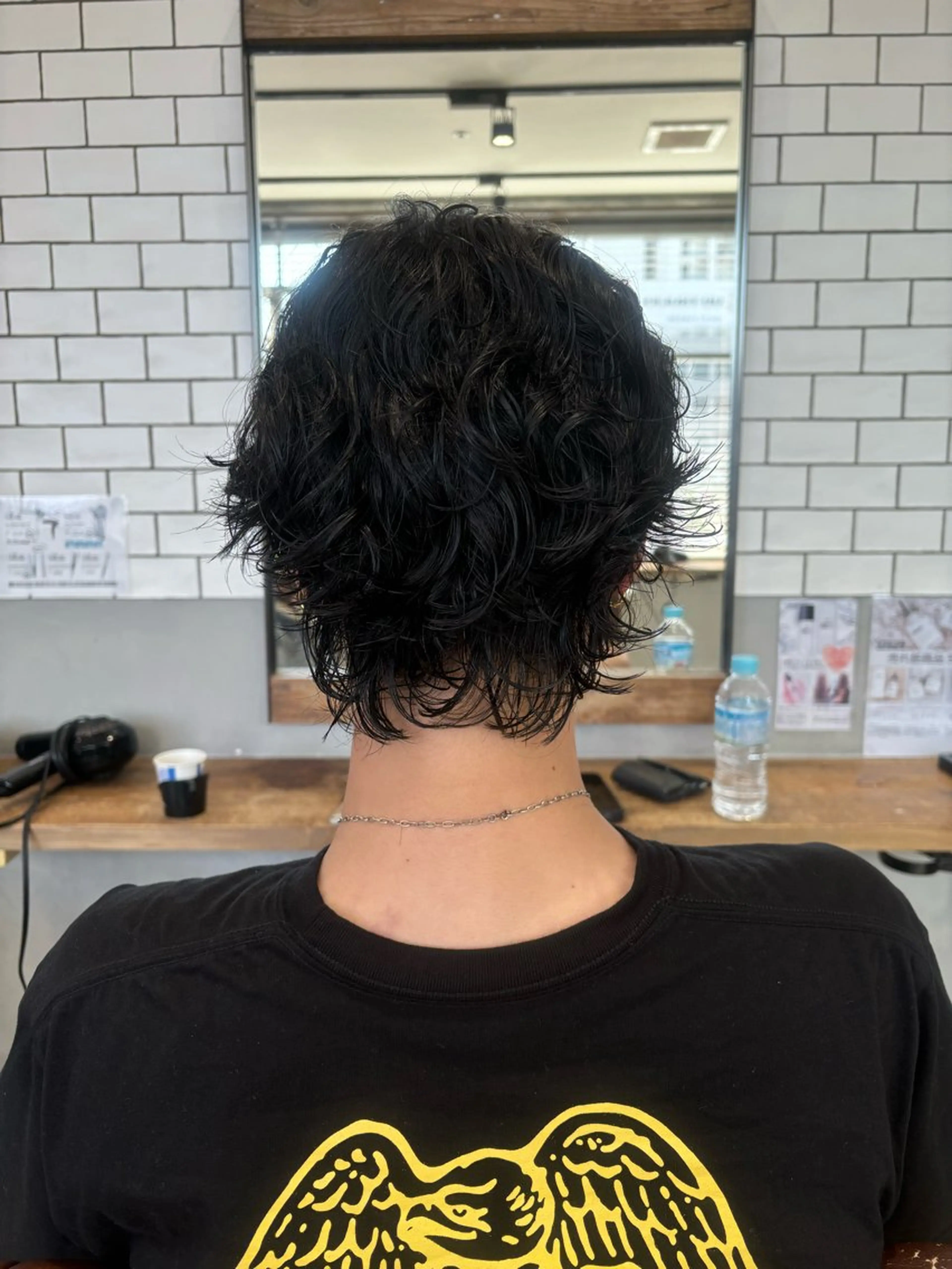 ミディアム カット パーマ 菊地 優斗のヘアスタイル