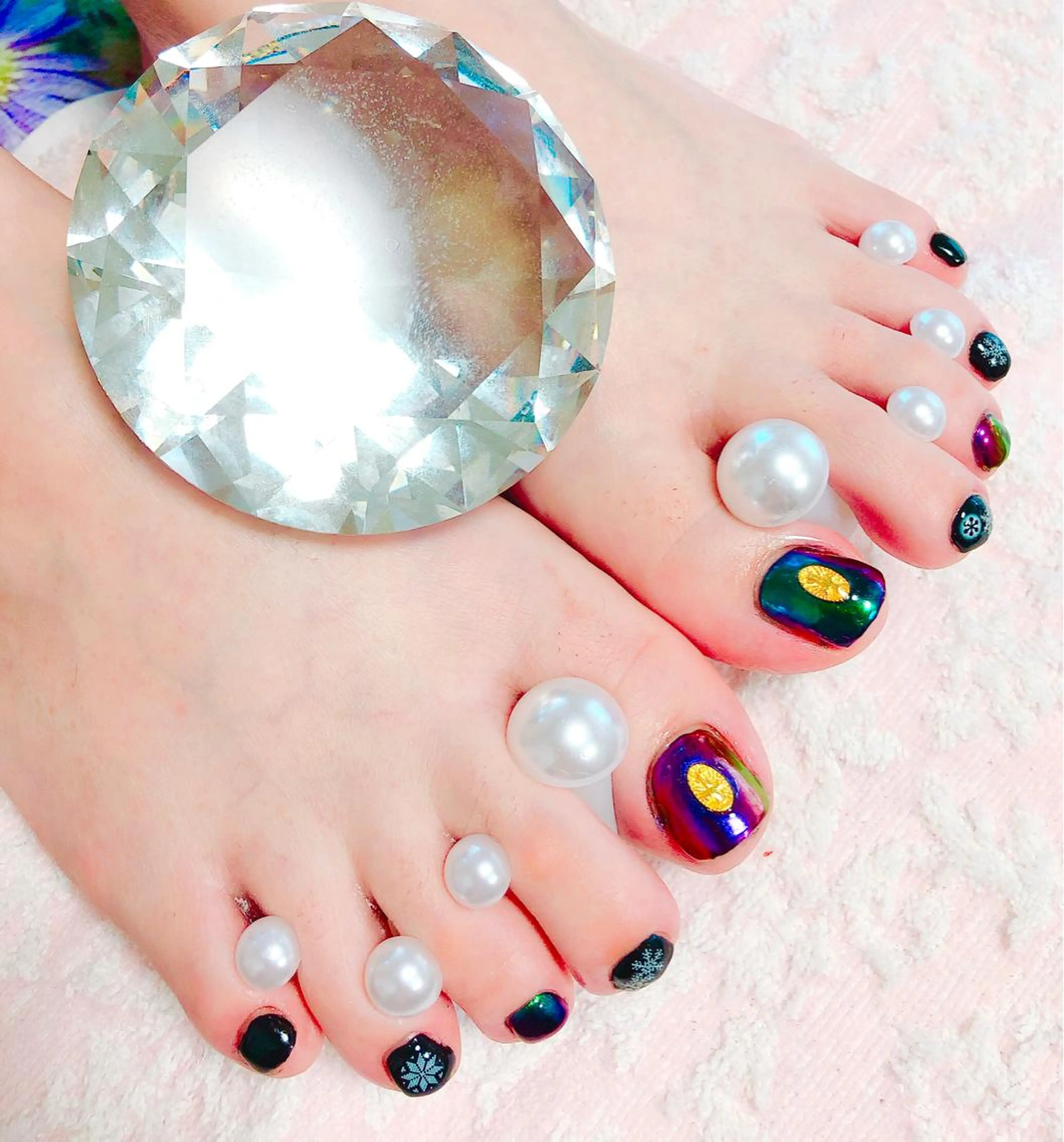 ネイル アートネイル ワンカラーネイル CROWN プライベートサロンのネイルデザイン