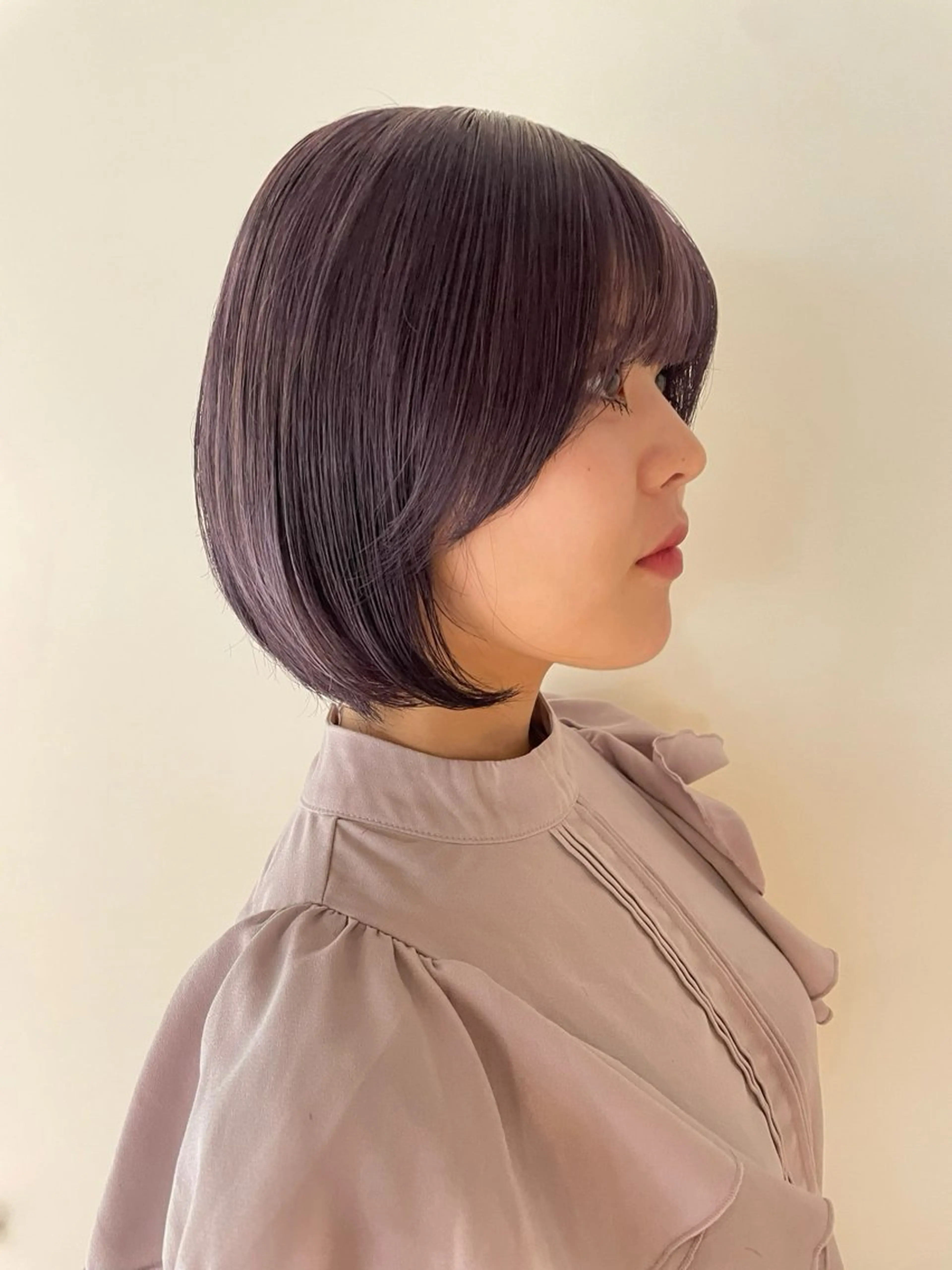 ショート カラー ダブルカラー ラベンダーカラー パープルカラー ユウナ🎀レイヤー/ 暖色カラーのヘアスタイル