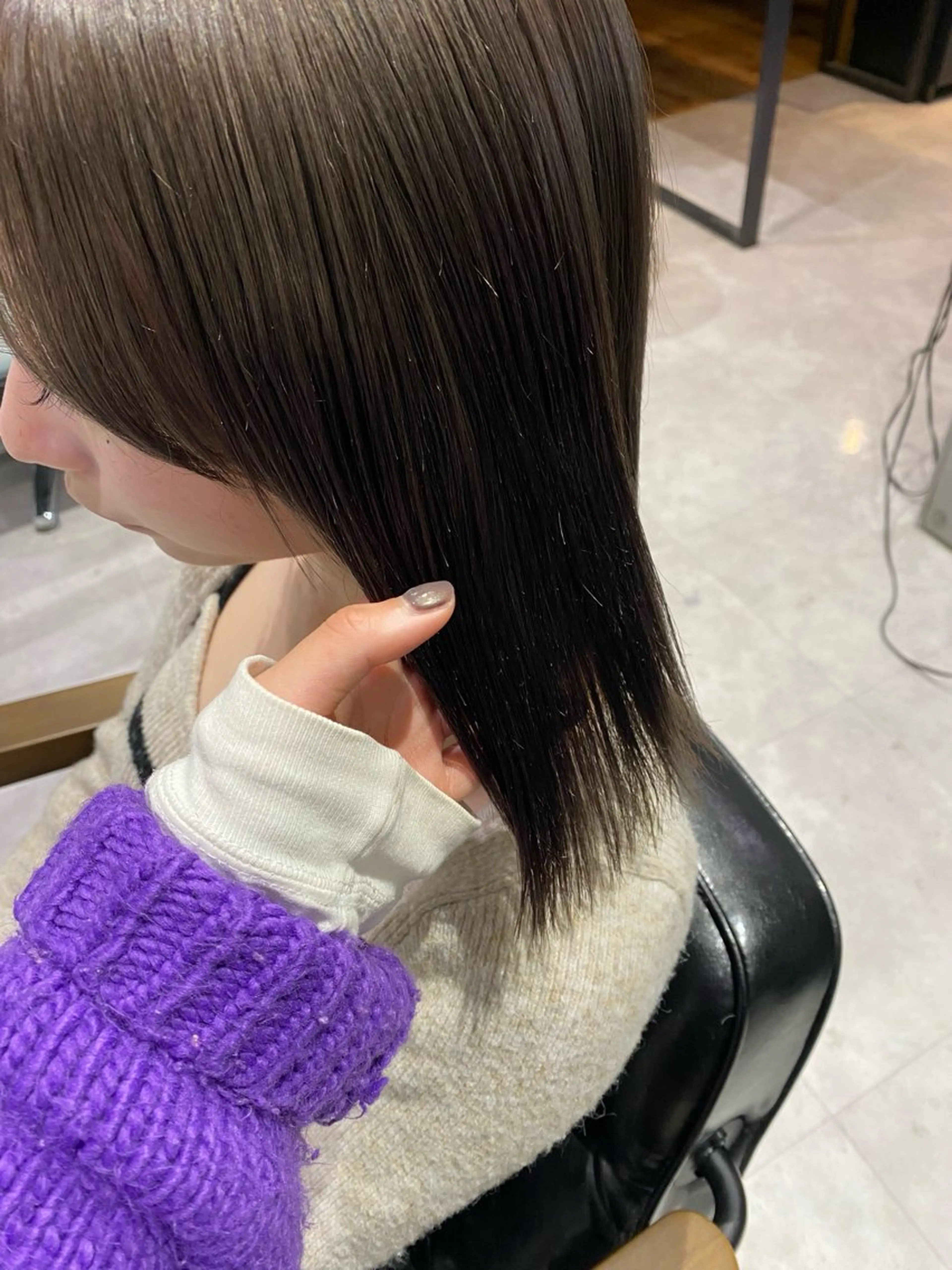 ミディアム 希優🌺ソムリエ /ブリーチ/カットのヘアスタイル