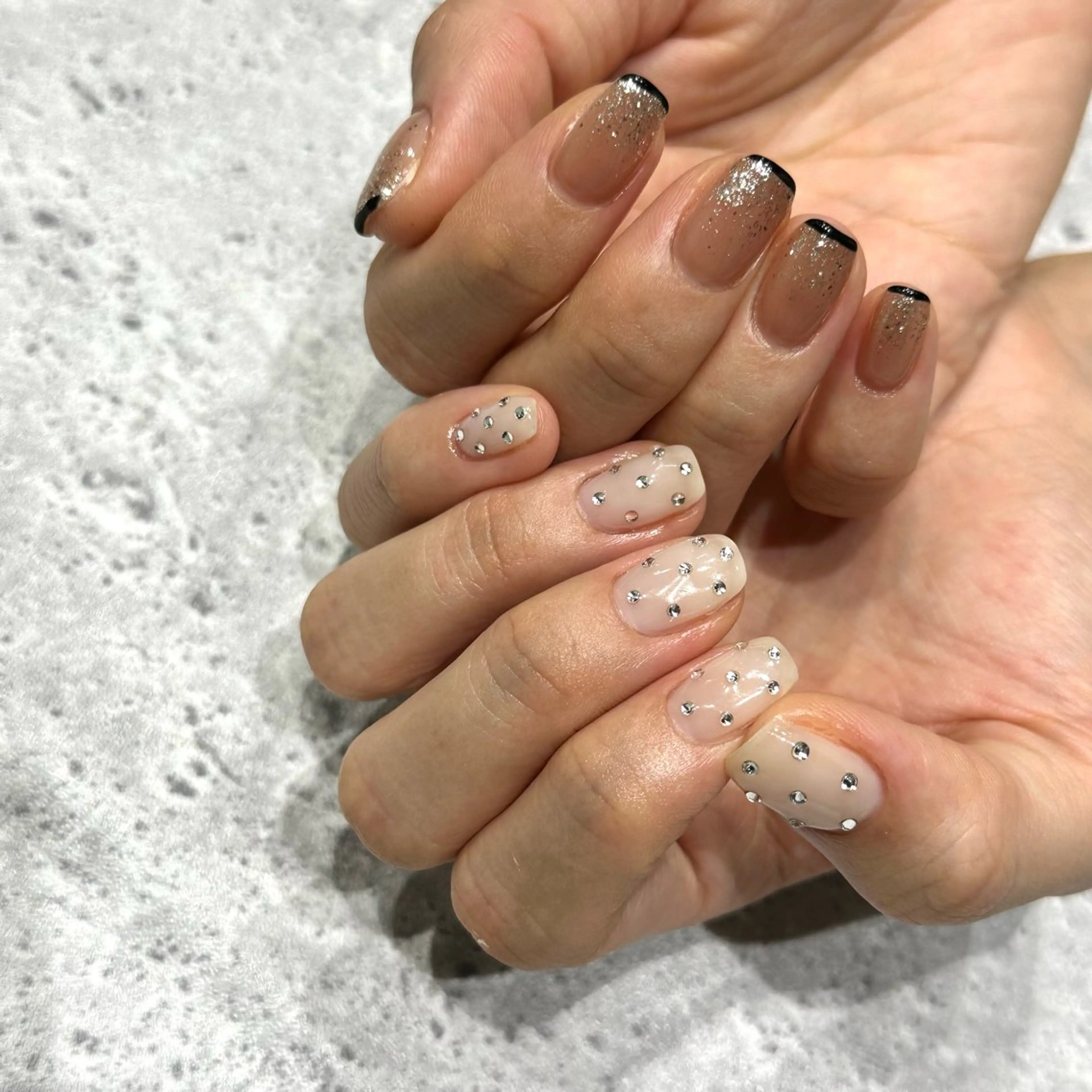 ネイル ハンドネイル 水戸 彩夏のネイルデザイン