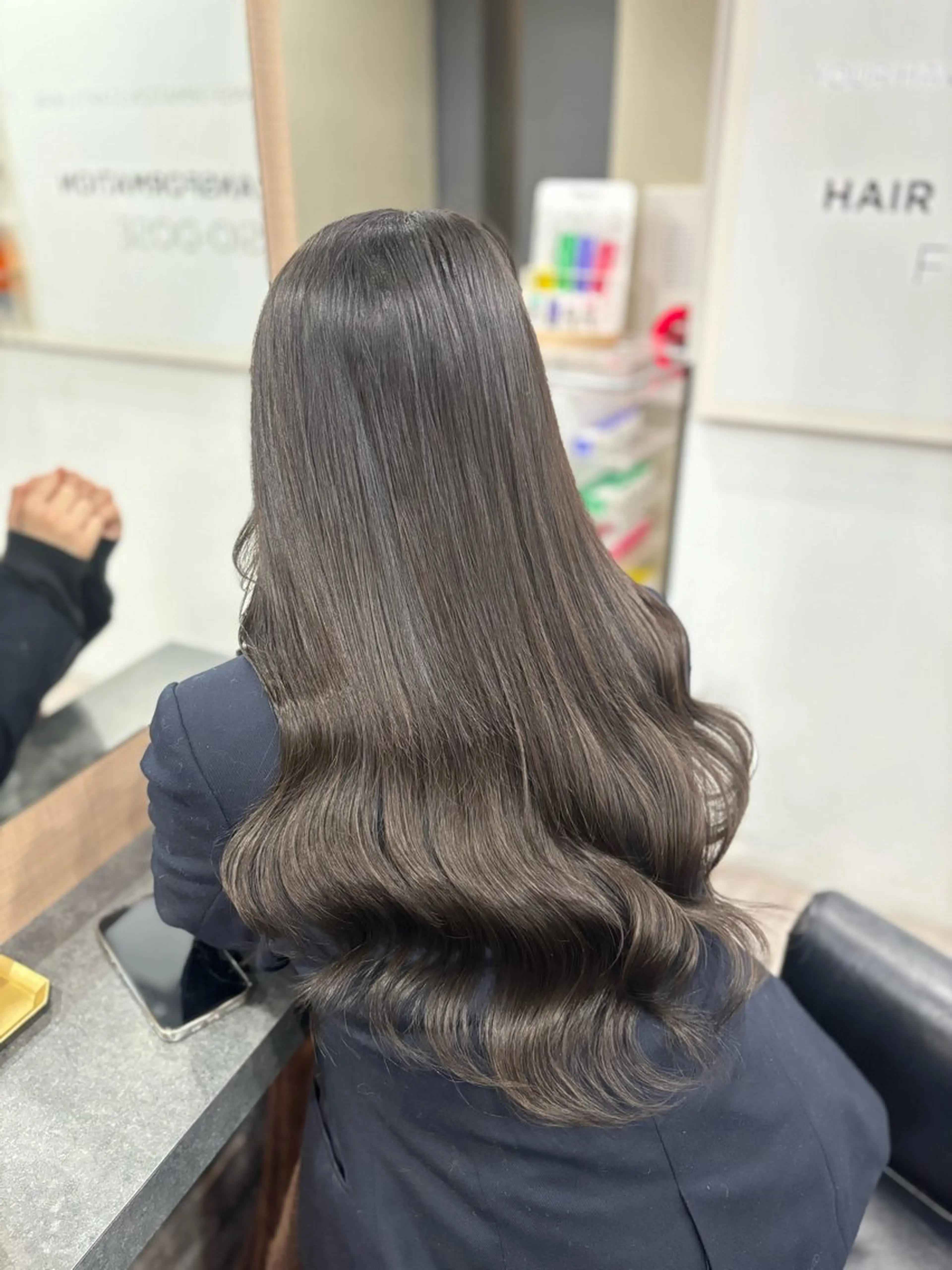 ロング エクステ 髪質改善 レイヤーカット エクステ 横浜/エクステ特化× 艶カラー/あいかのヘアスタイル