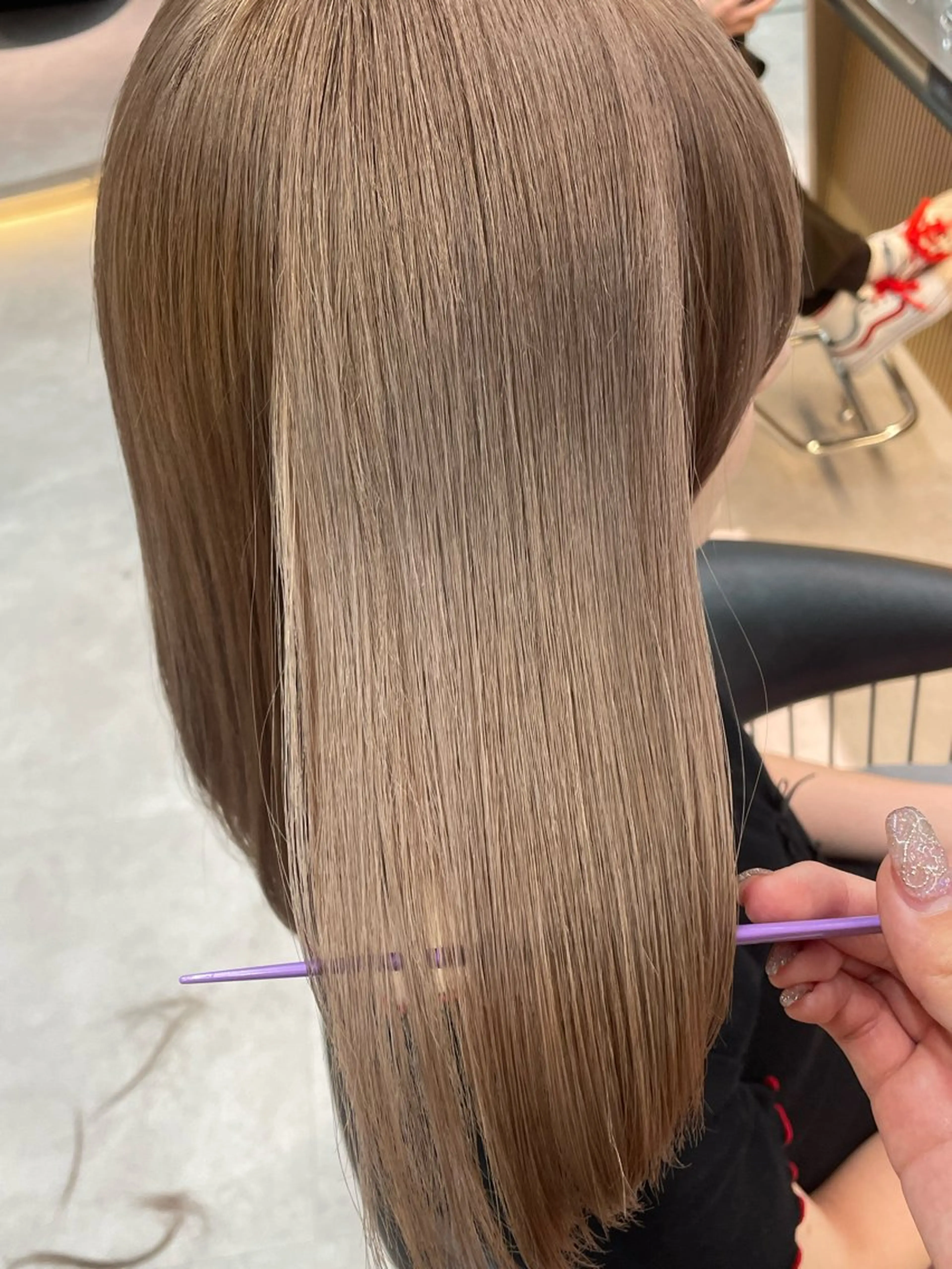 カラー ヘアカラー 韓国ヘア/レイヤー Londエレンのヘアスタイル