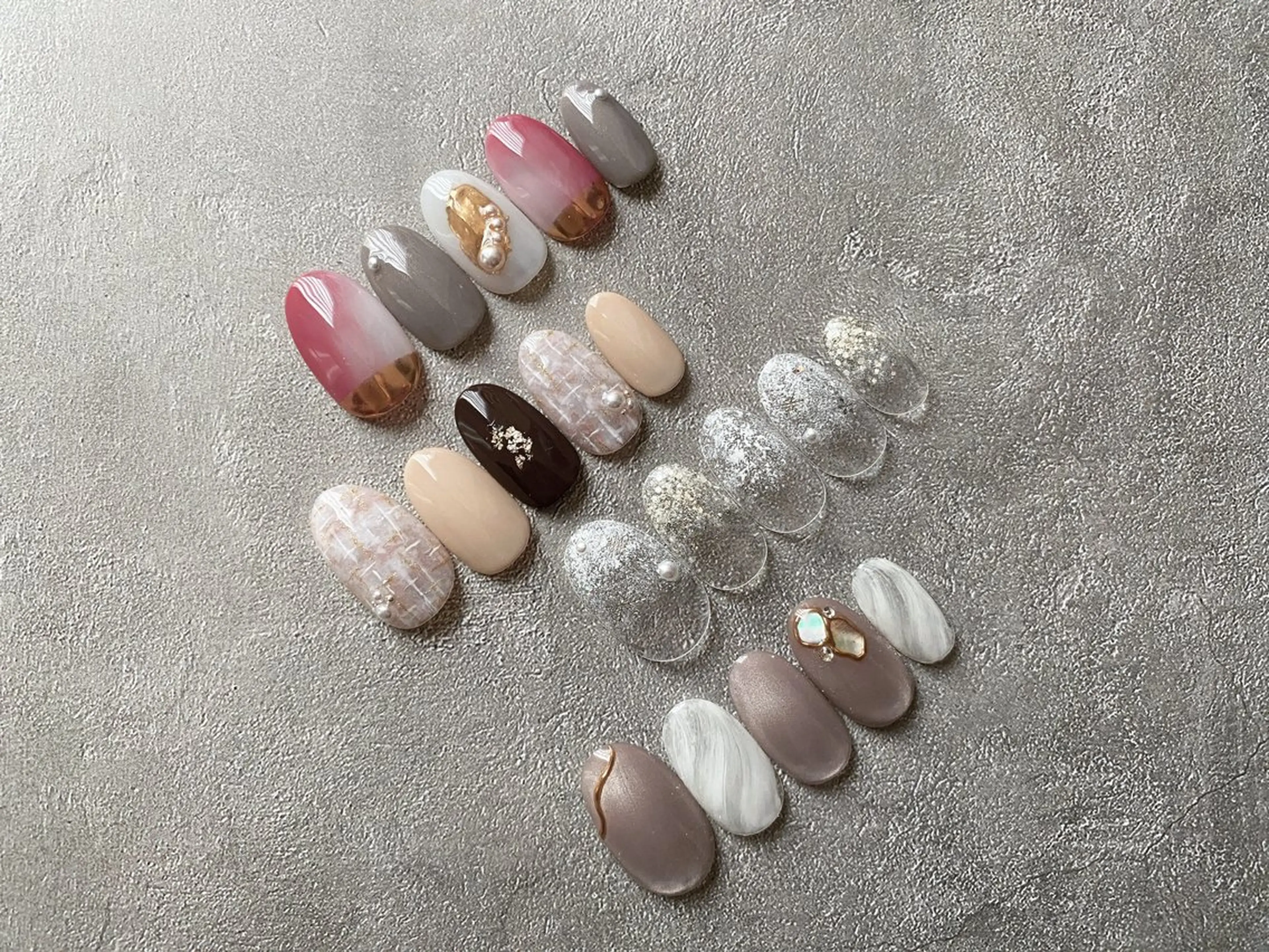 ネイル アプレラプリュイ 新百合ヶ丘hitomのネイルデザイン