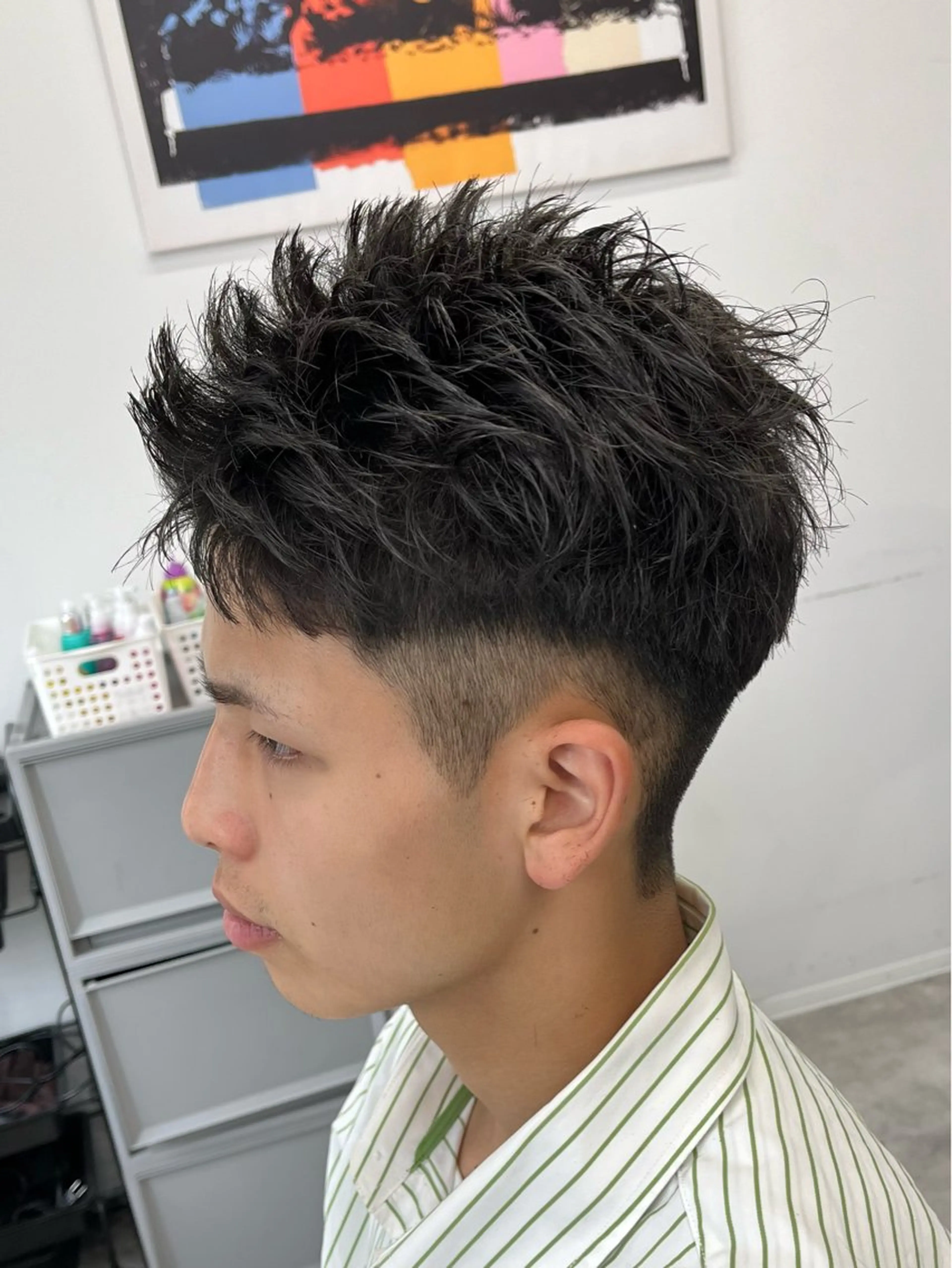 ショート メンズ スパイキーショート ショートヘア カット 新潟メンズパーマ 新潟駅/小田拓実のヘアスタイル