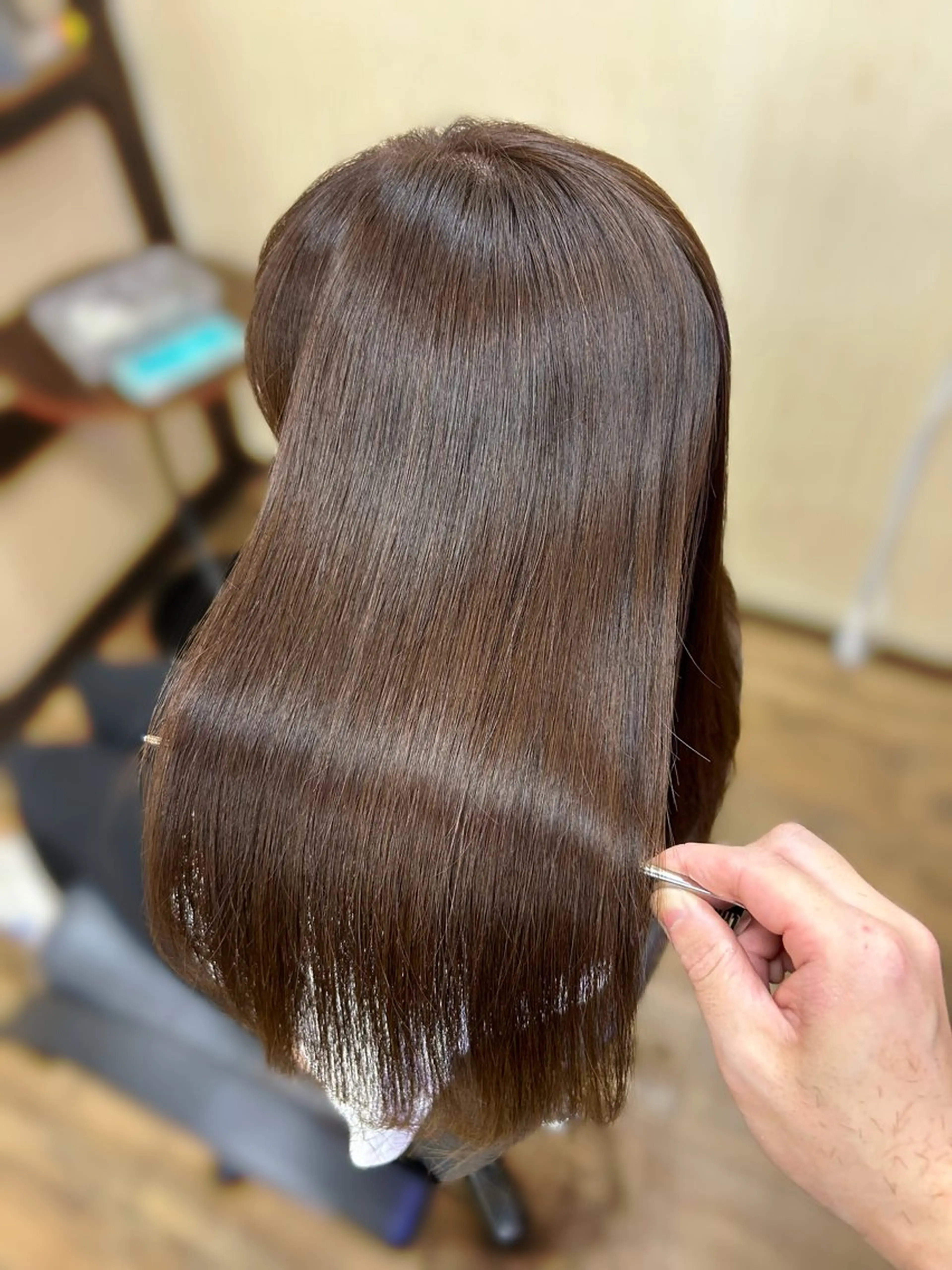 ロング みやたゆうき 髪質改善講師のヘアスタイル