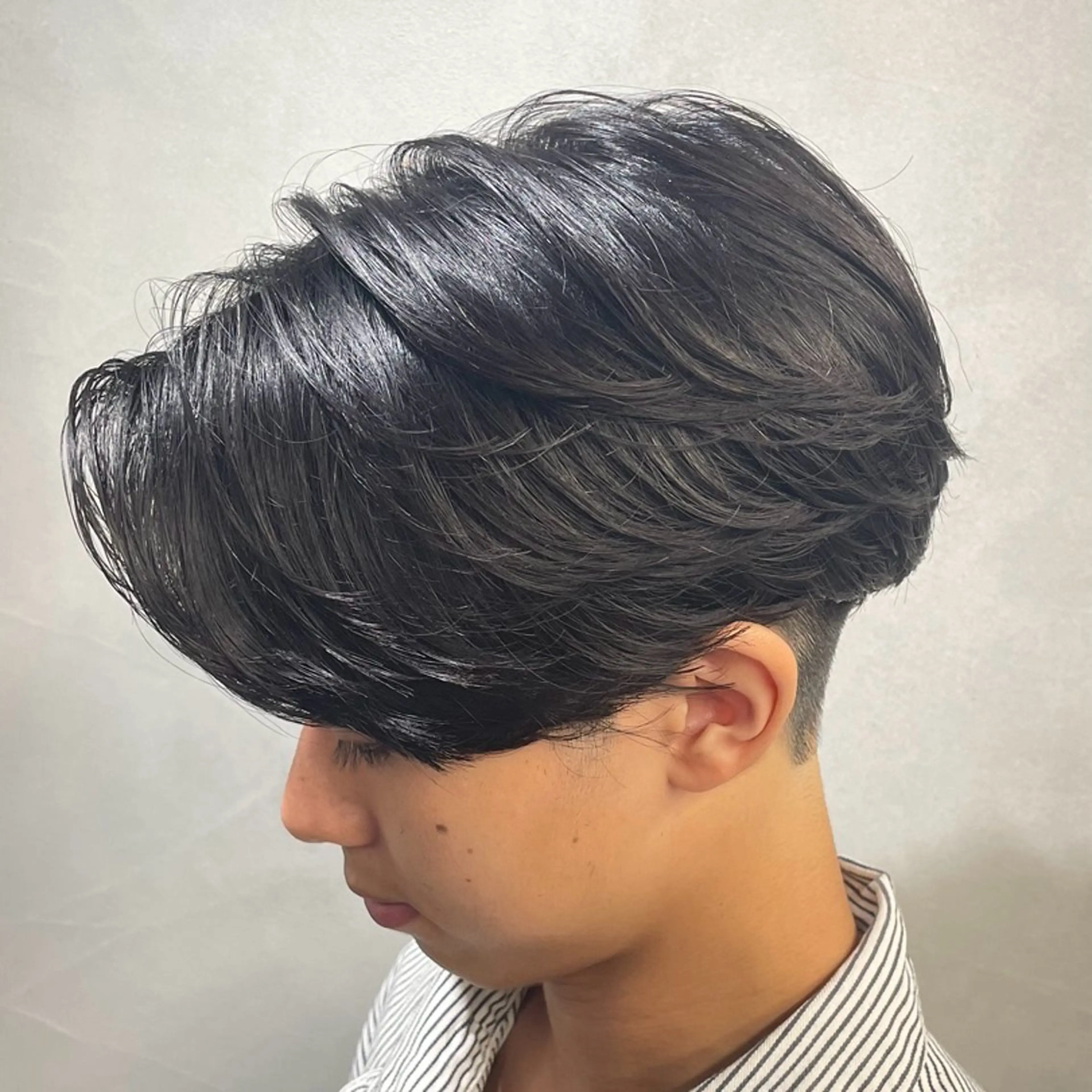 ミディアム パーマ ヘアアレンジ メンズ カット パーマ fifth Tokyo所属・fifth 石川 凪のヘアスタイル