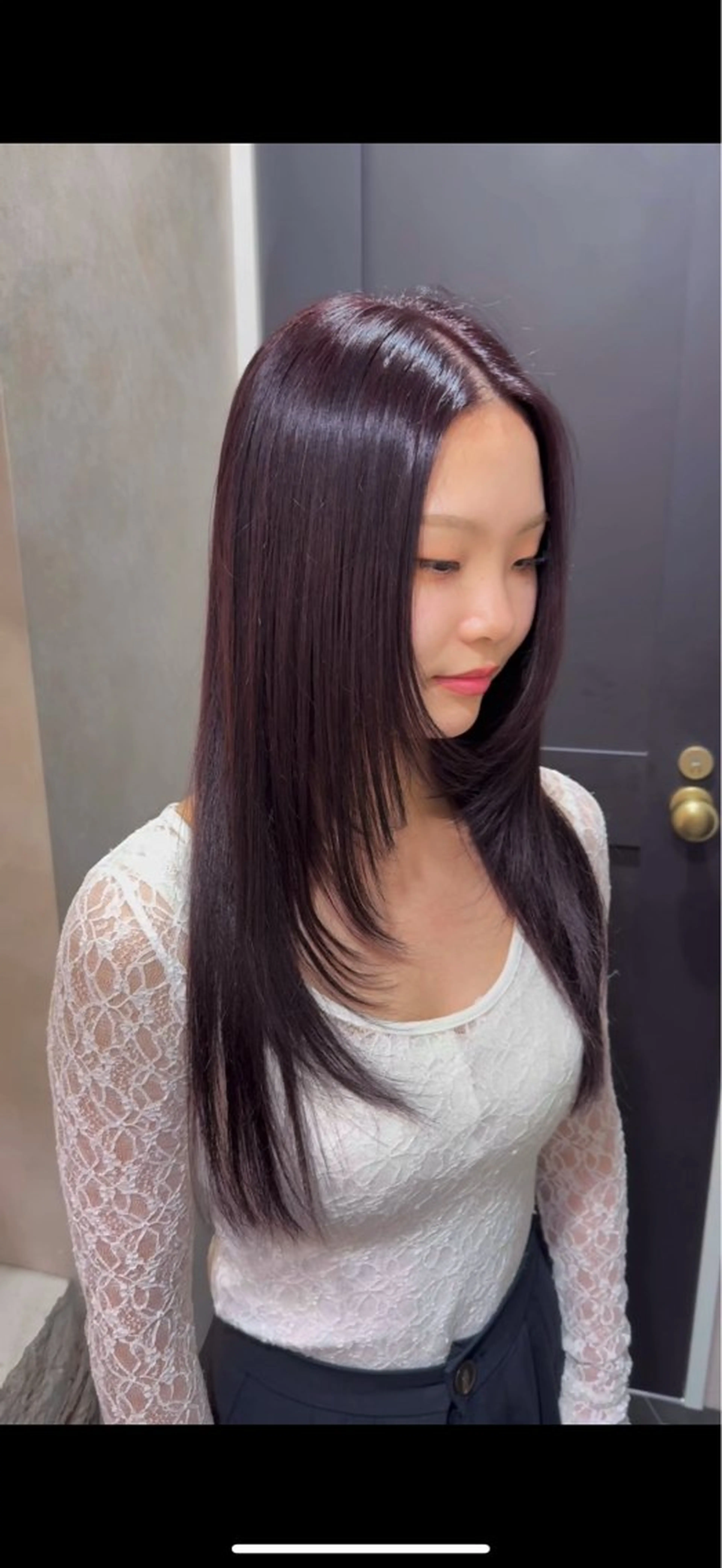 セミロング カラー カット ヘアカラー トリートメント ヘッドスパ 🪐レイヤー/美髪 カラー/加野彩果🪐のヘアスタイル