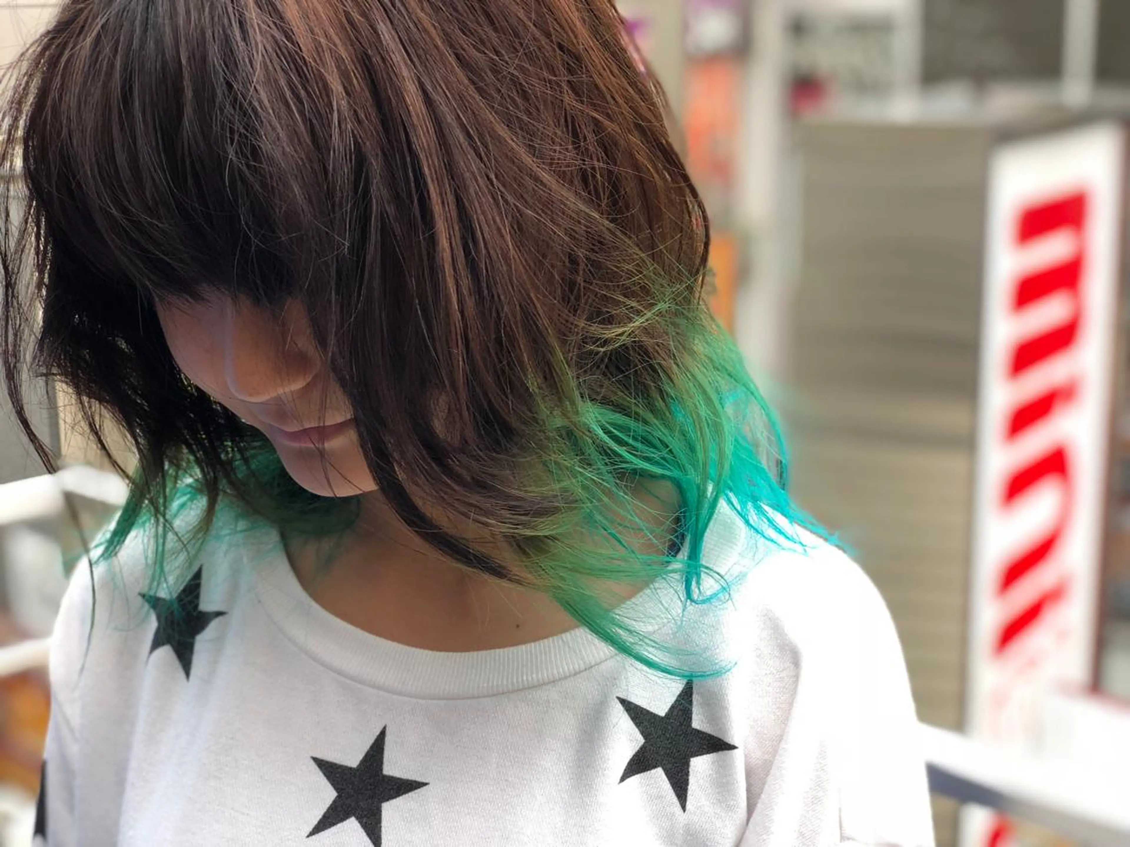 ❣️ちょい足しお洒落❣️裾カラー&トリートメント❣️の写真