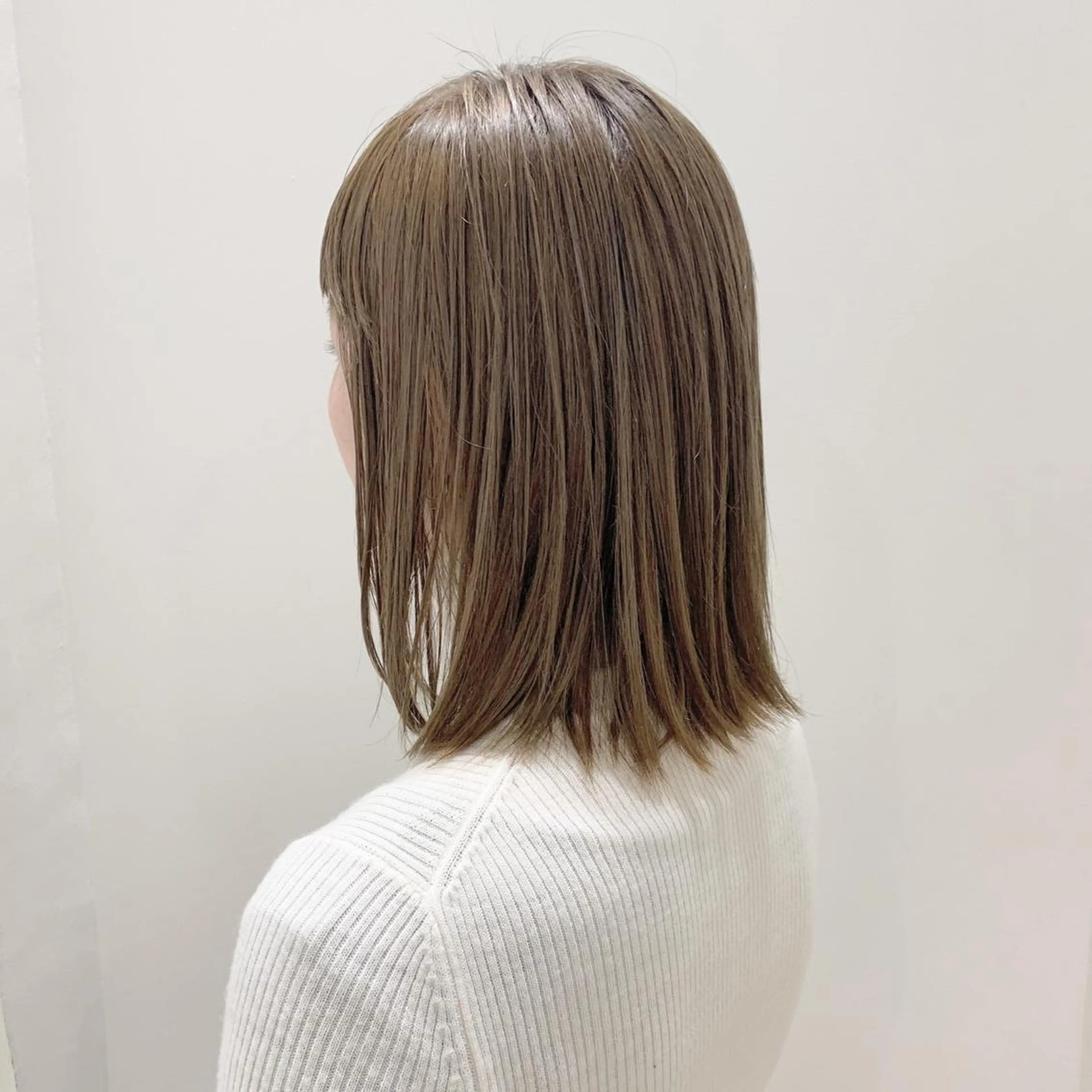 ショート カラー ブリーチ 透明感カラー ロングパーマ木村 ボブパーマのヘアスタイル