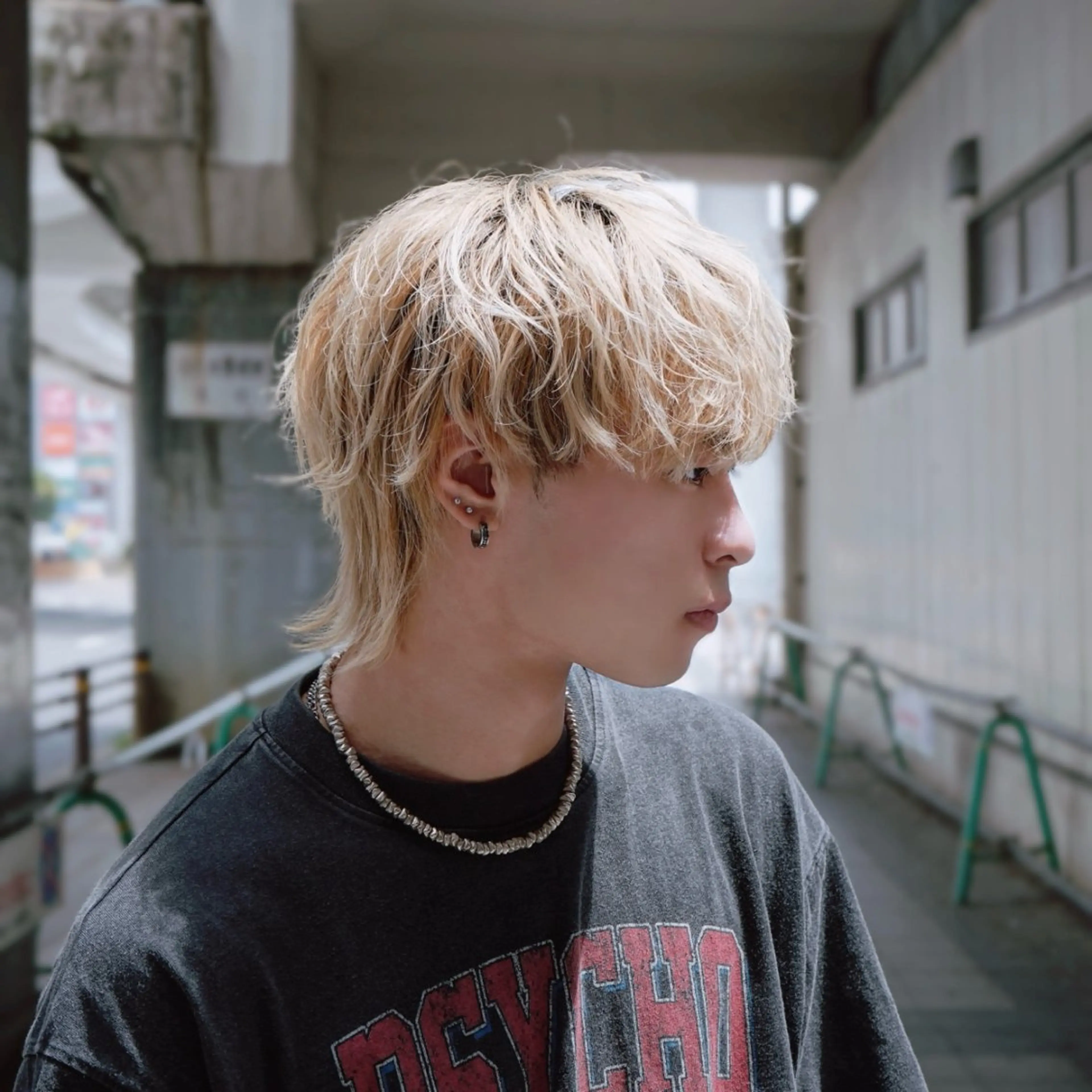 ショート カラー メンズ 🐺ウルフ特化🐺 毛流れパーマ/Ryoのヘアスタイル