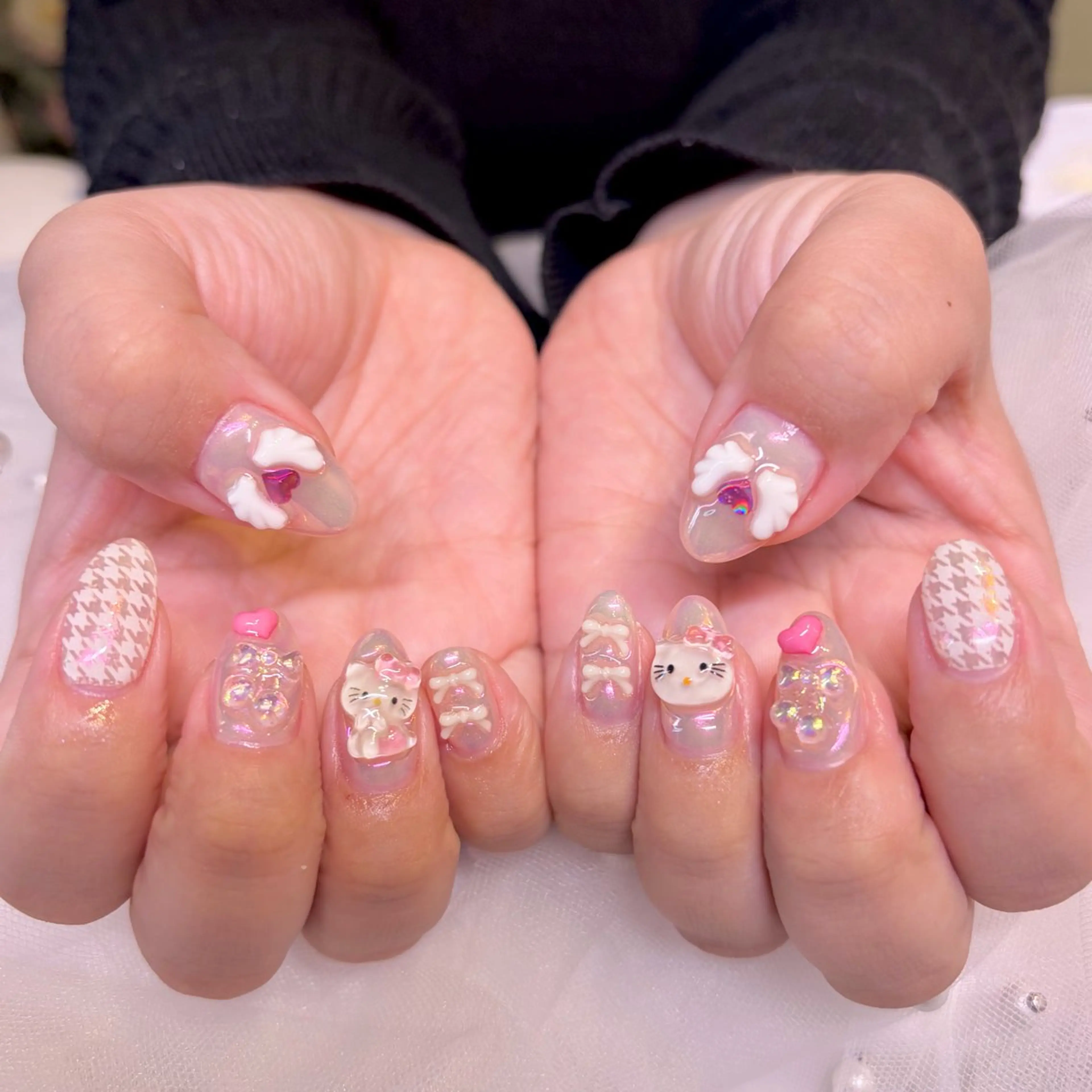 ネイル ピンク ハンドネイル nail salon e'mu💐のネイルデザイン