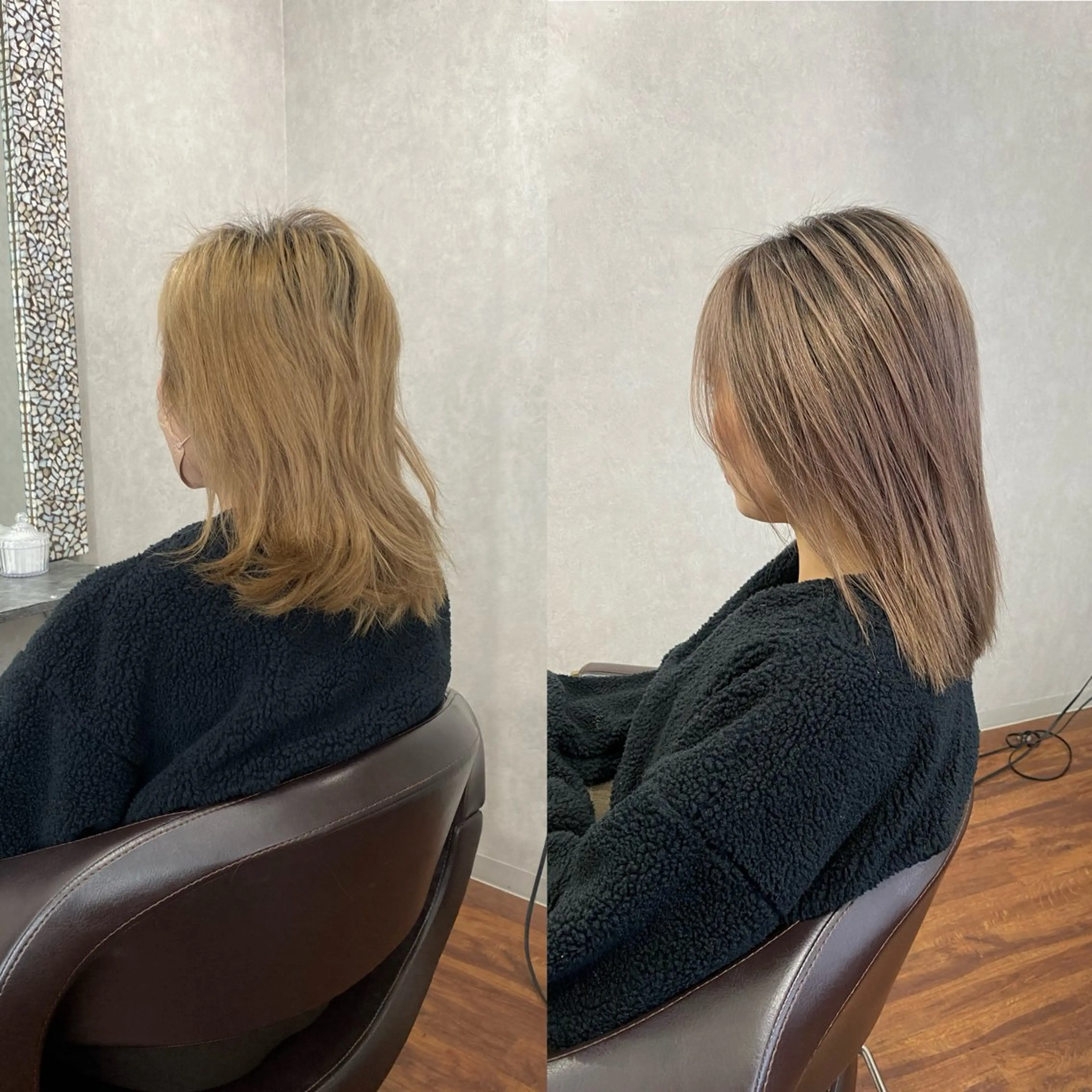 セミロング _White所属・ＳＨＩ ＺＵのヘアスタイル