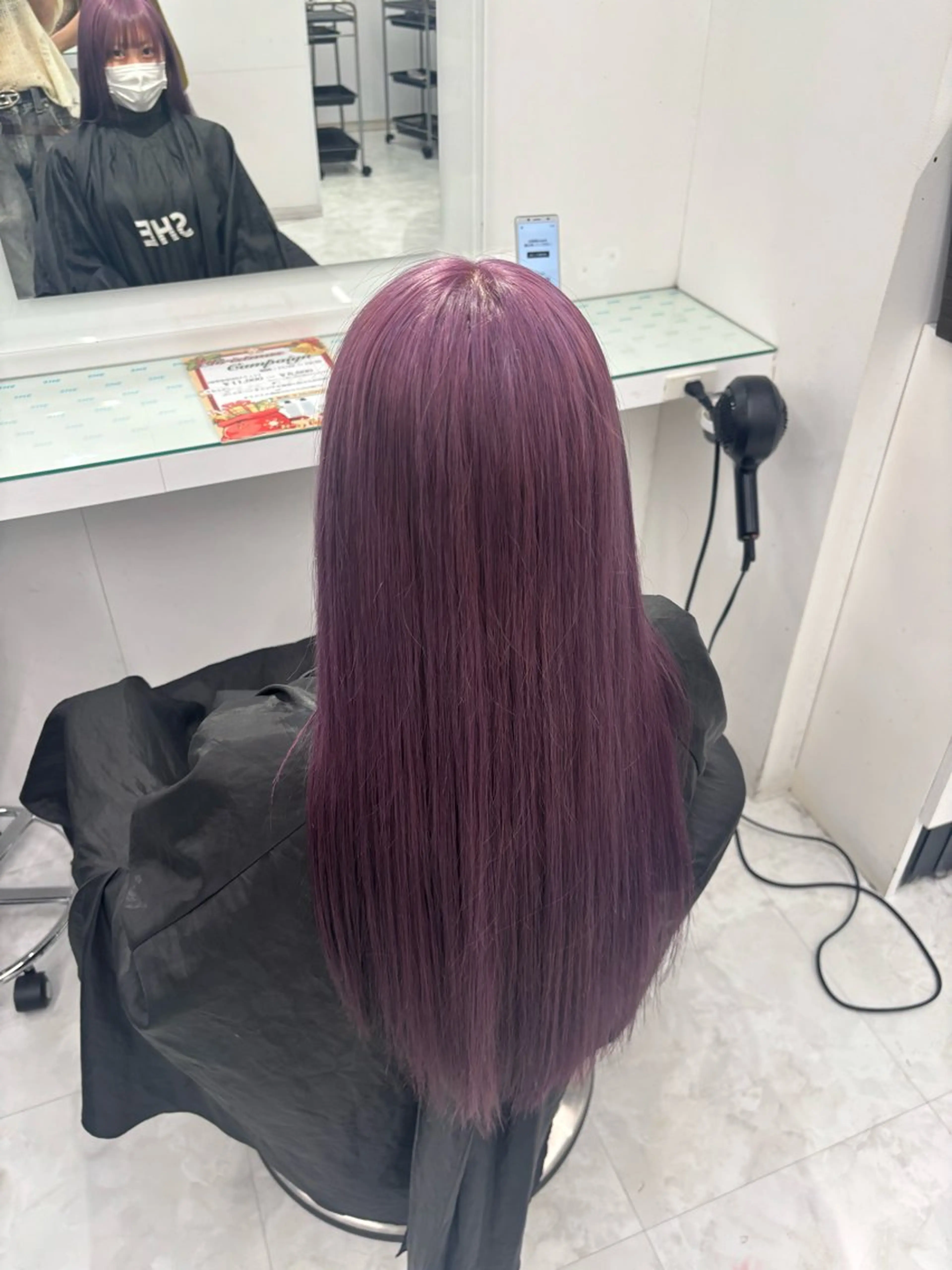 カラー ヘアカラー トリートメント 🥀ワンホン風暖色 カラーRISA🥀のヘアスタイル