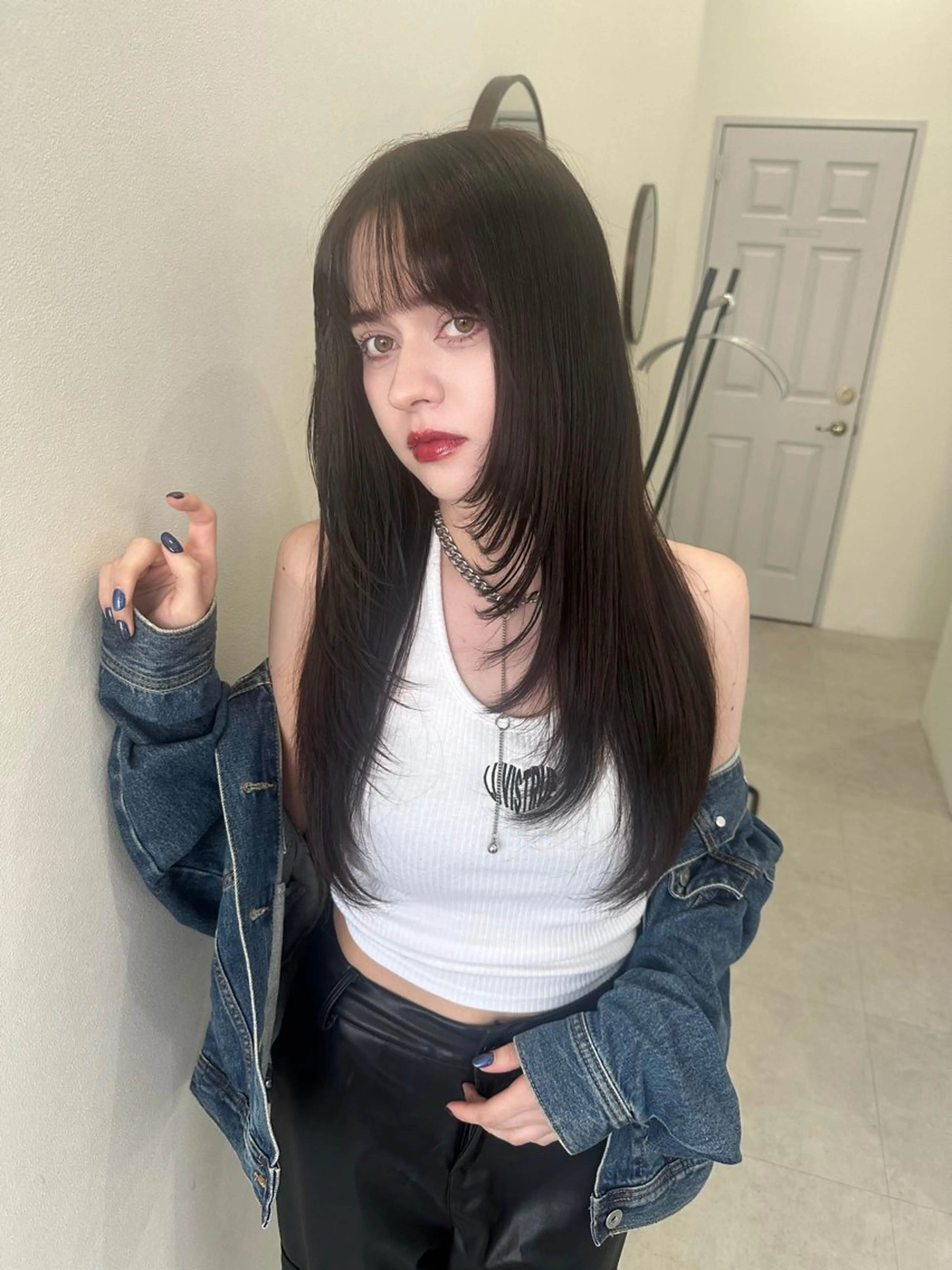 ロング レイヤーカット Rei /透明感×韓国ヘアのヘアスタイル